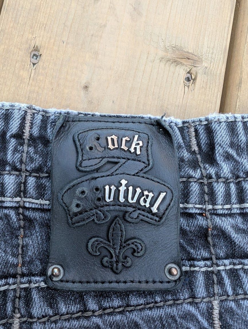 Rock Revival Rock Revival Jeans Men's 36 Blue Denim Dark Wash Faded Dist Size US 36 / EU 52 - 9 Thumbnail