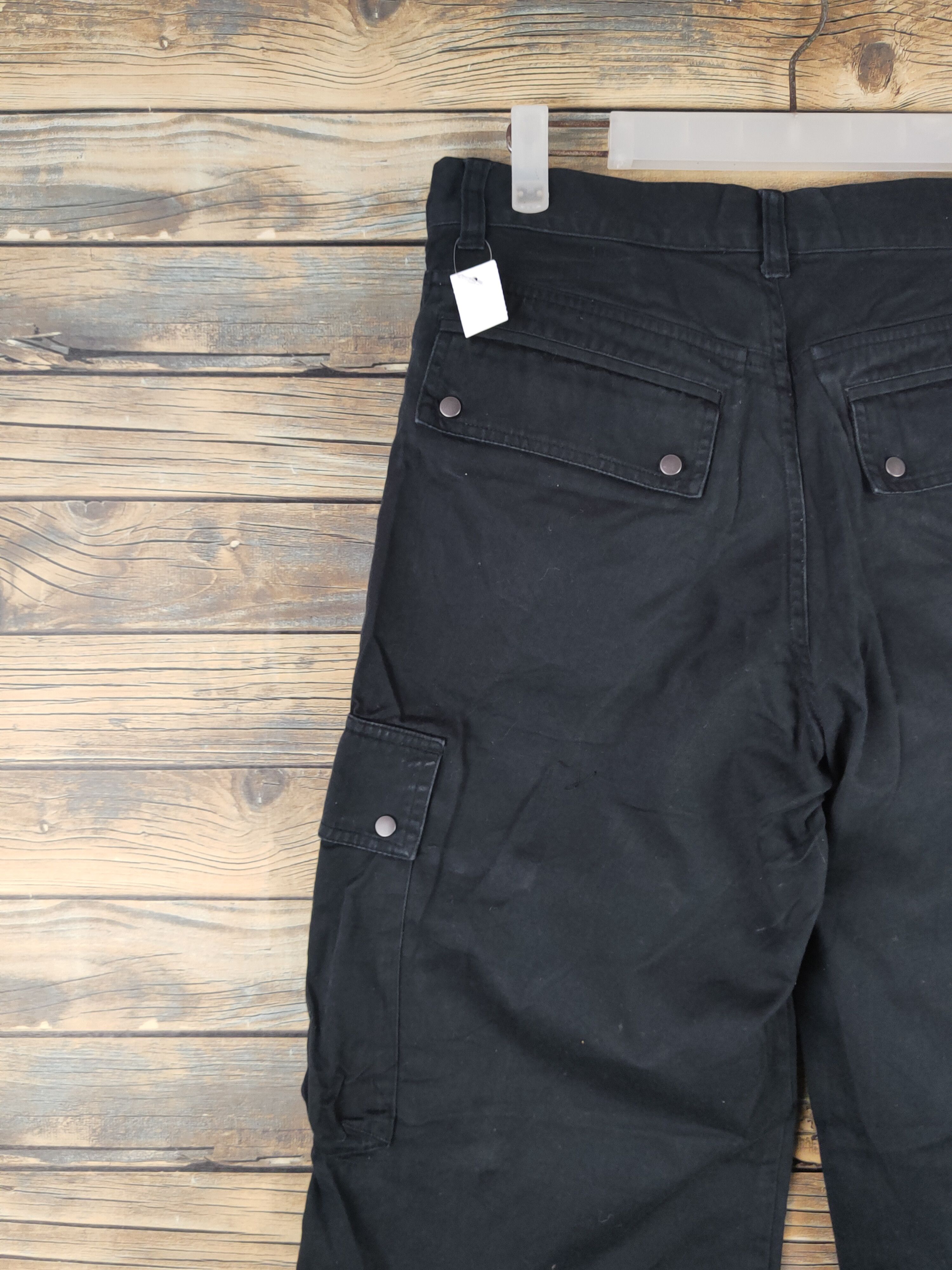 Japanese Brand DL Comme Ca Walk Black Multipocket Cargo Pants #1476 Size US 30 / EU 46 - 9 Thumbnail