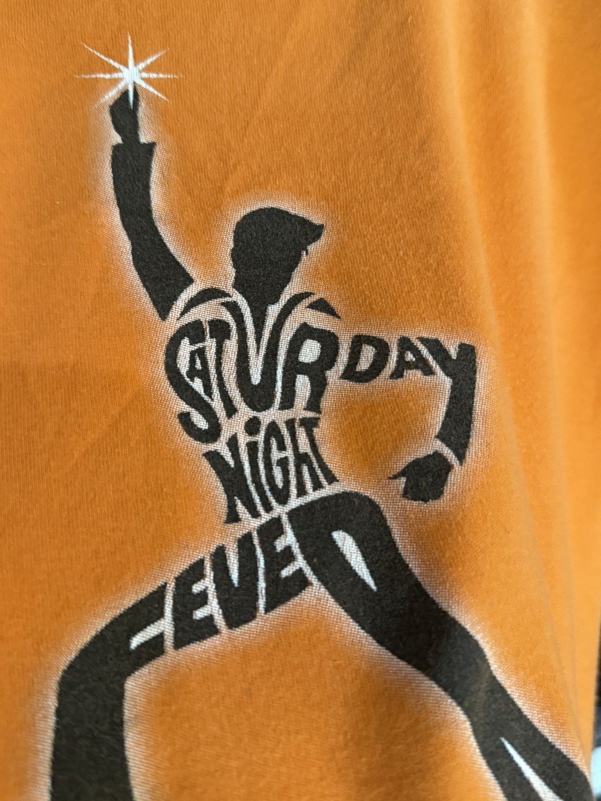 Band Tees × Vintage Vintage 90s Saturday Night Fever John Travolta Ringger Tee Size US S / EU 44-46 / 1 - 3 Thumbnail