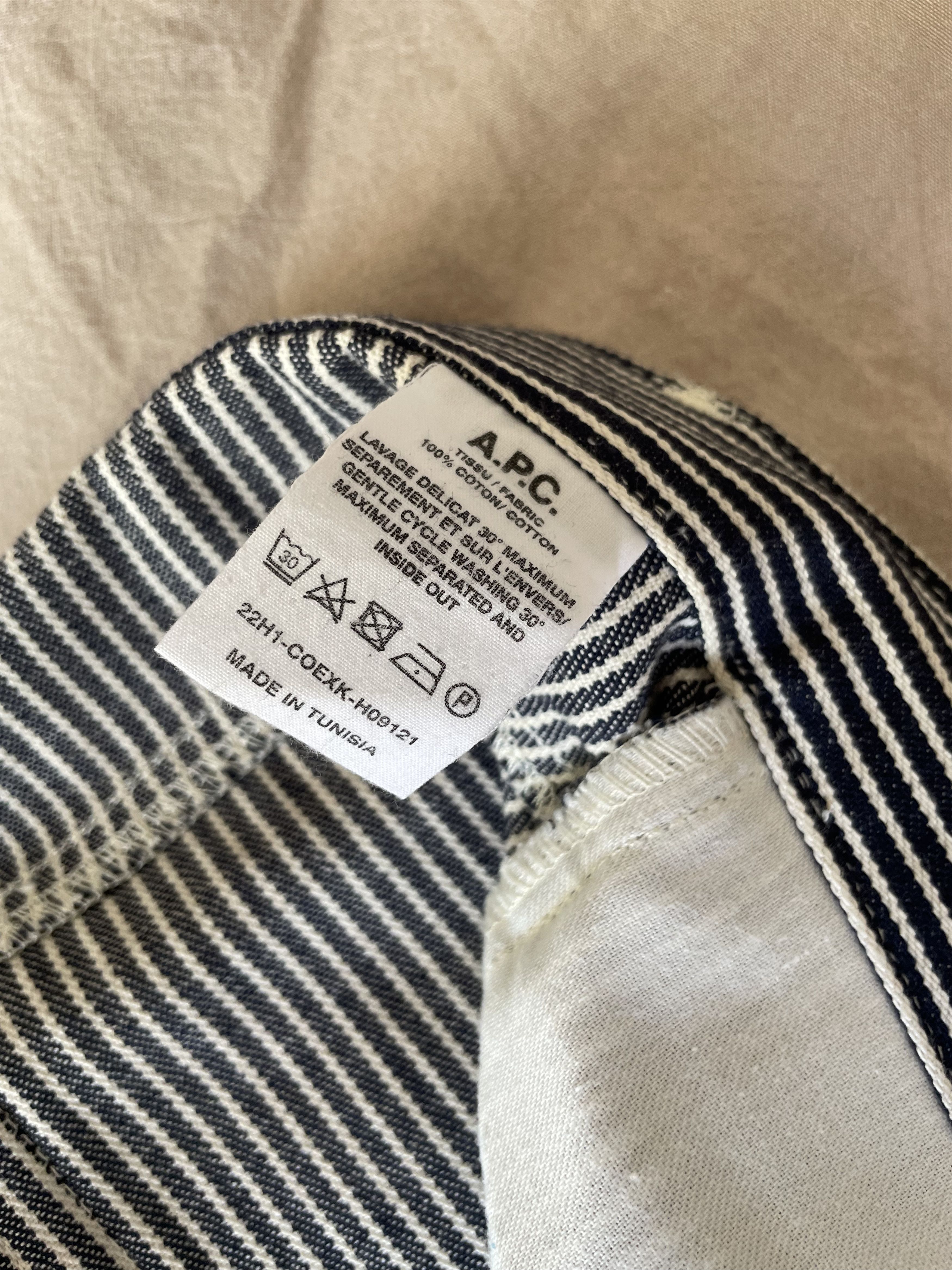 A.P.C. APC Hickory Stripe Martin Pants Size US 31 - 4 Thumbnail