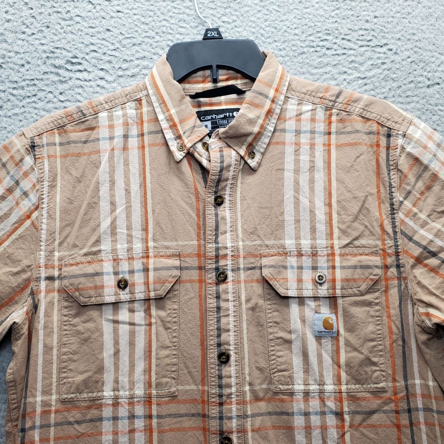 Carhartt Carhartt Mens Shirt Multicolor Plaid Short Sleeve Button Down Loose Fit XS? Size US M / EU 48-50 / 2 - 5 Thumbnail