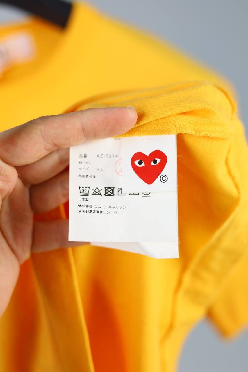 Comme des Garcons PLAY × Japanese Brand PLAY COMME des GARCONS T-shirt Red Heart Size US XL / EU 56 / 4 - 5 Thumbnail