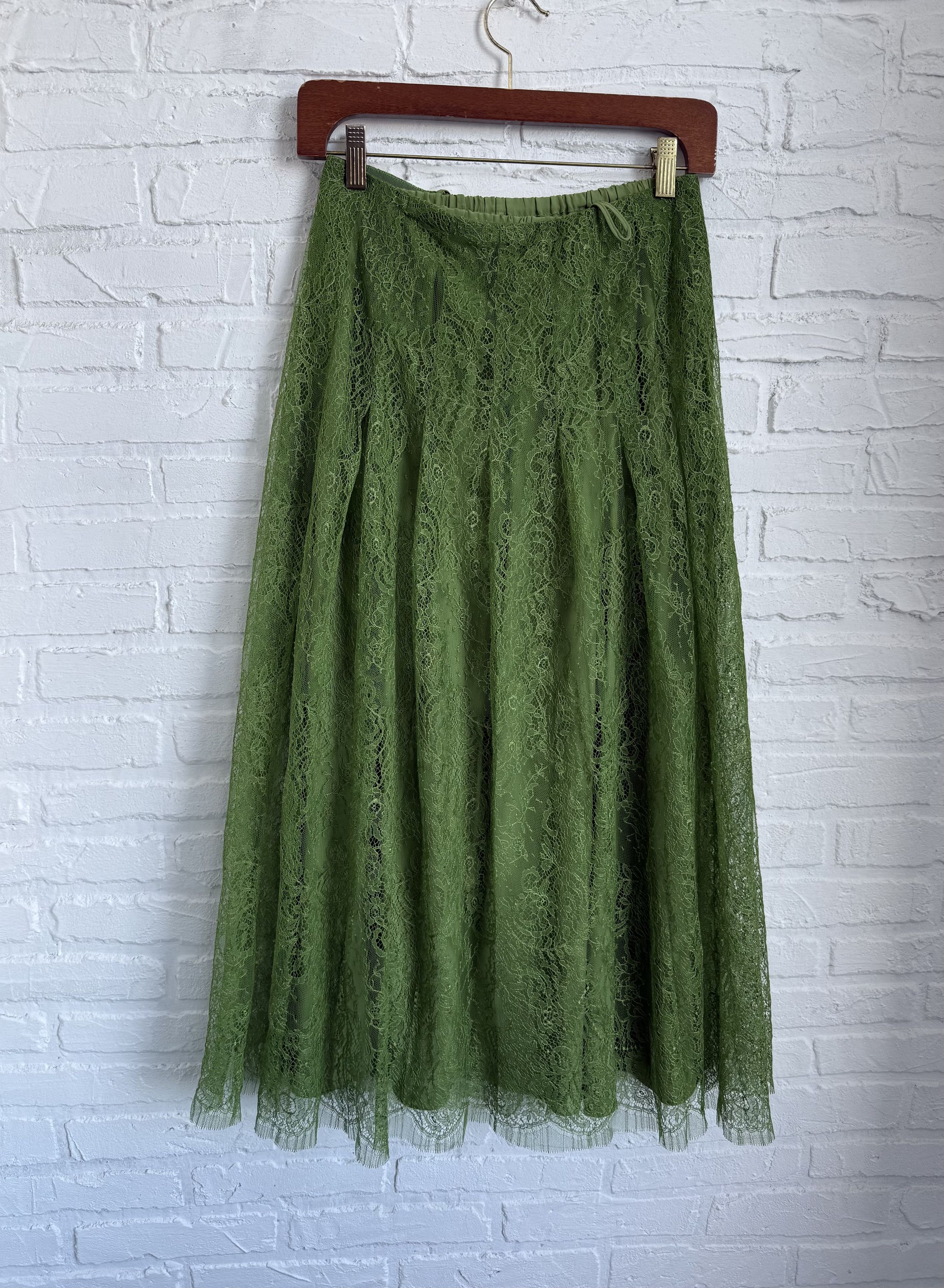 Gucci × The North Face GUCCI x The North Face Lace Pleats Long Skirt Size 26" / US 2 / IT 38 - 1 Thumbnail