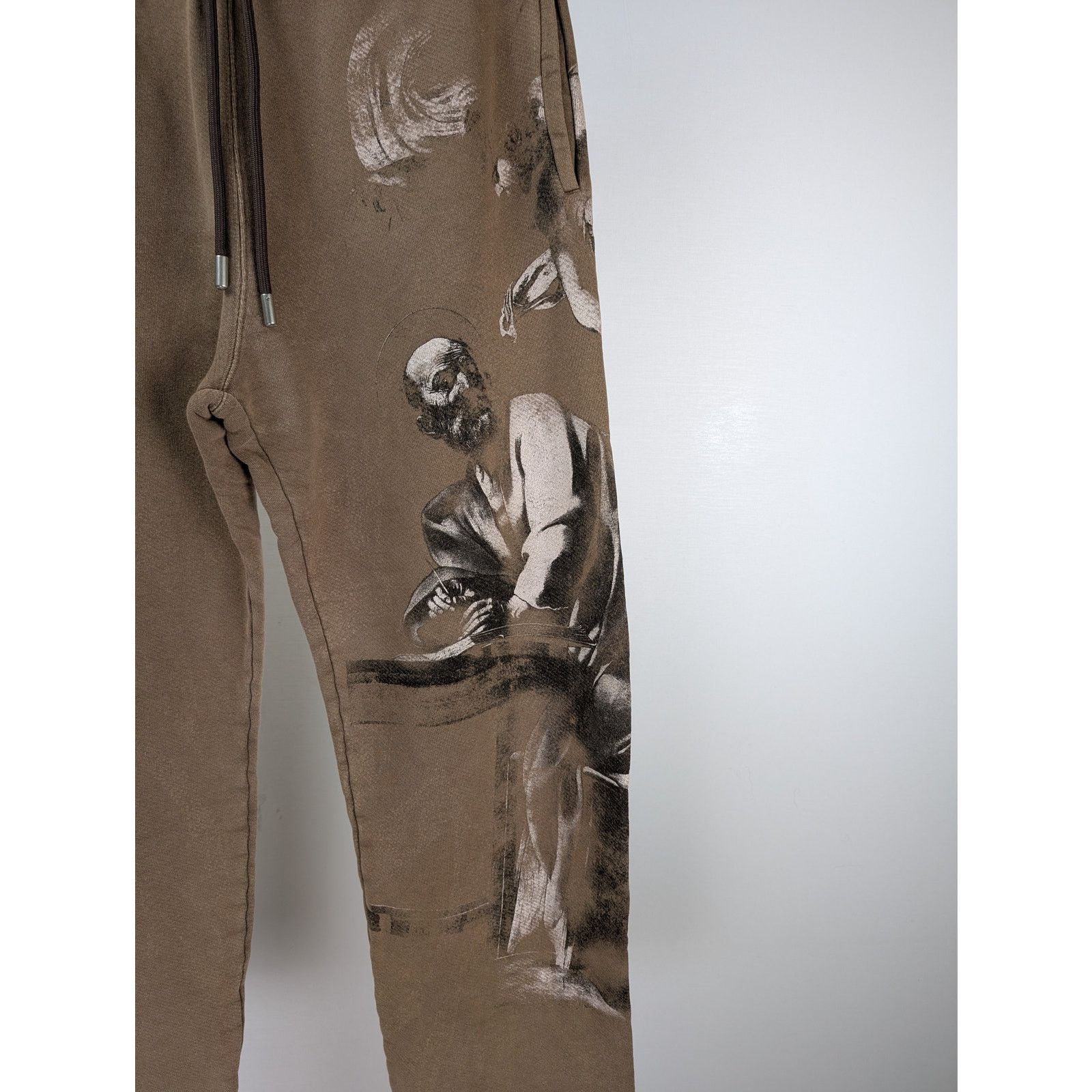 Off-White o1rshd1 BW S.Matthew Sweatpants Rain Drum Grey Size US 36 / EU 52 - 4 Thumbnail