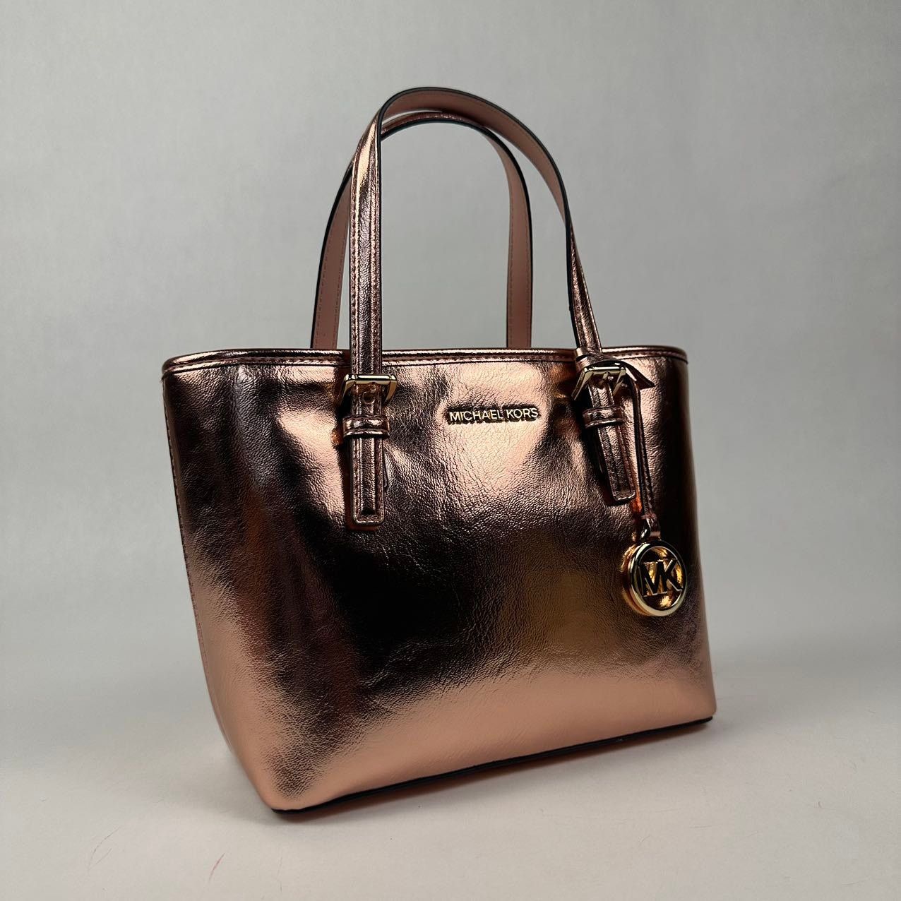 Michael Kors Michael Kors 35H3GTVT0M Jet Set Travel XS Metallic Size ONE SIZE - 8 Thumbnail