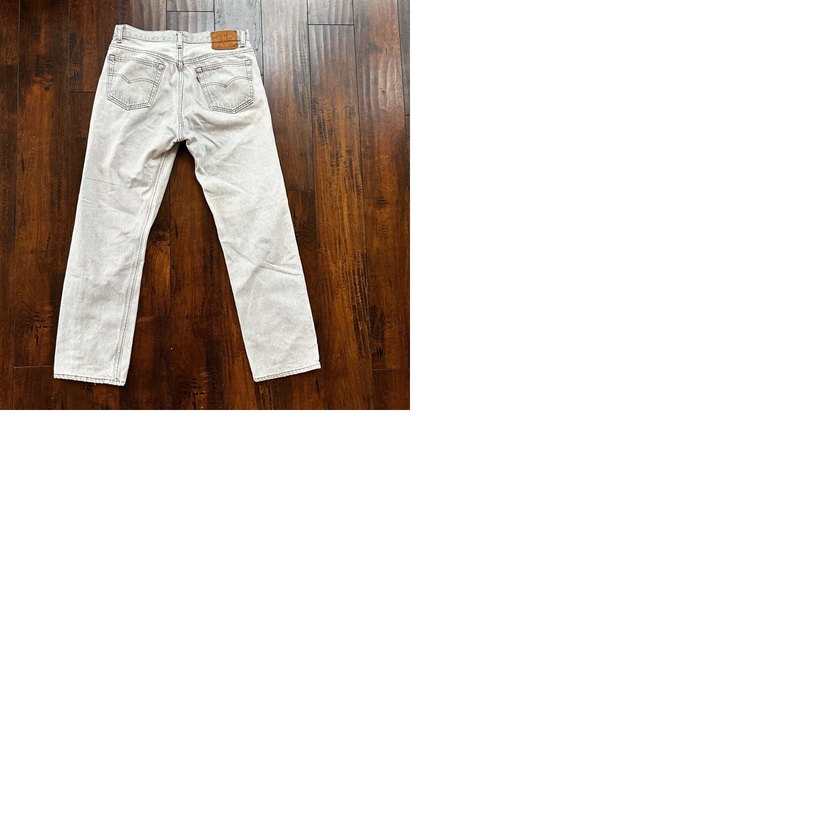 Levi's VTG Levi's 501 Jeans Button Fly 90s 80s Denim Grey 34x30 Men Classic Straight Vintage 501 XX Size US 34 / EU 50 - 10 Thumbnail