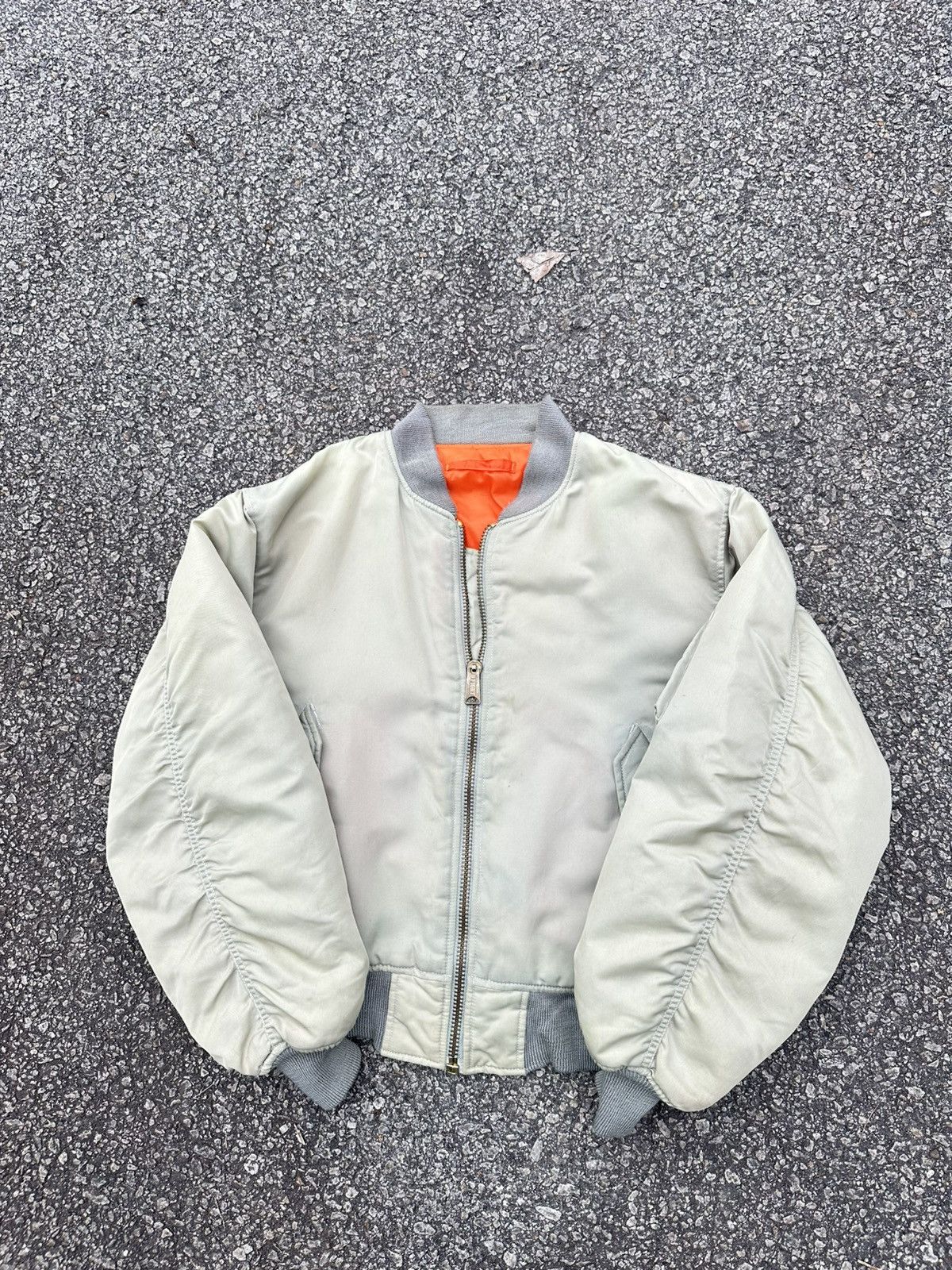 Vintage Vintage MA1 Man Intermediate Phantom Military Bomber Jacket Size US M / EU 48-50 / 2 - 6 Thumbnail