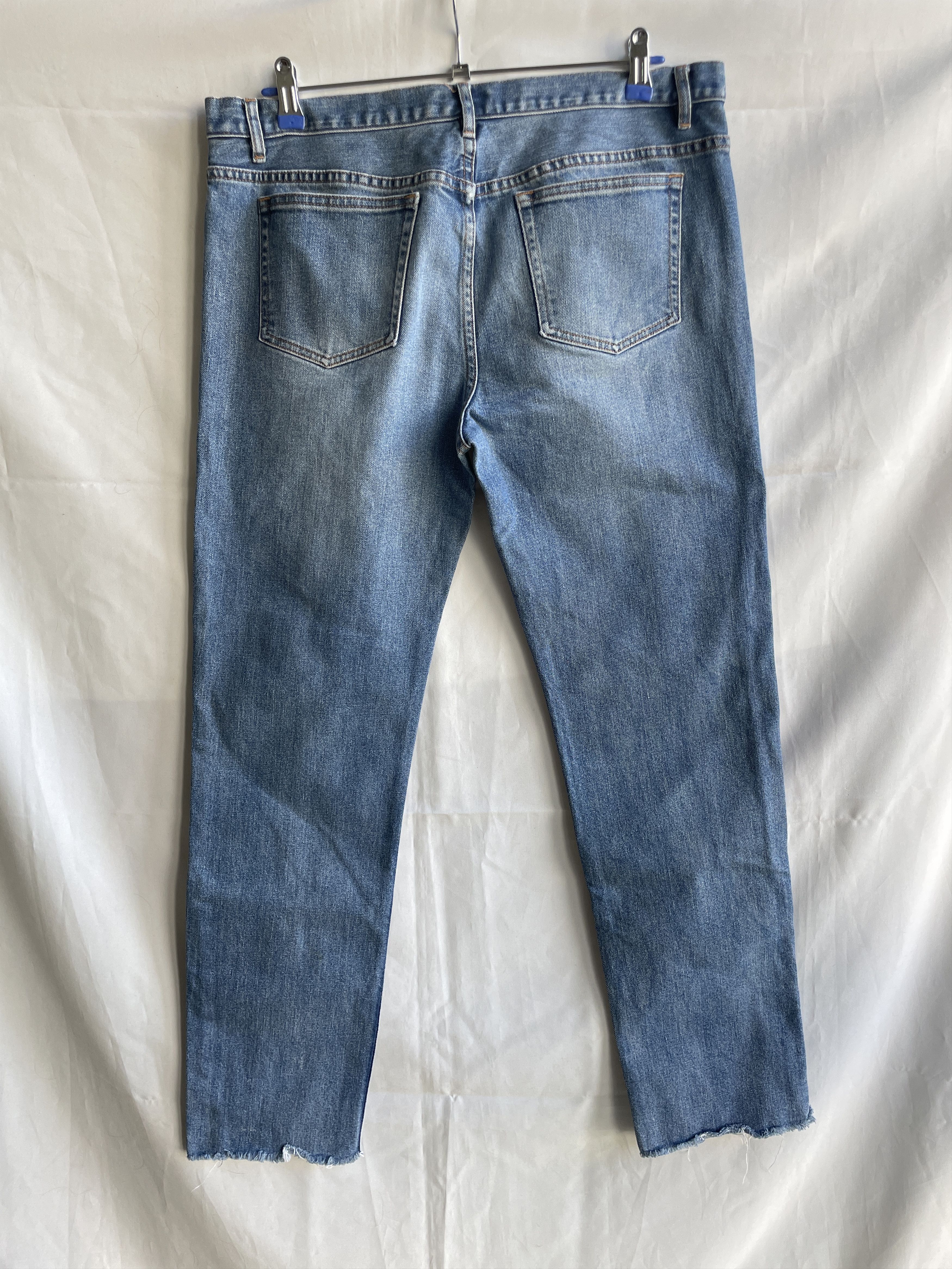 A.P.C. A.P.C. Petite New Standart Womens Cropped Denim Size 34 Size 34" / US 12 / IT 48 - 2 Thumbnail