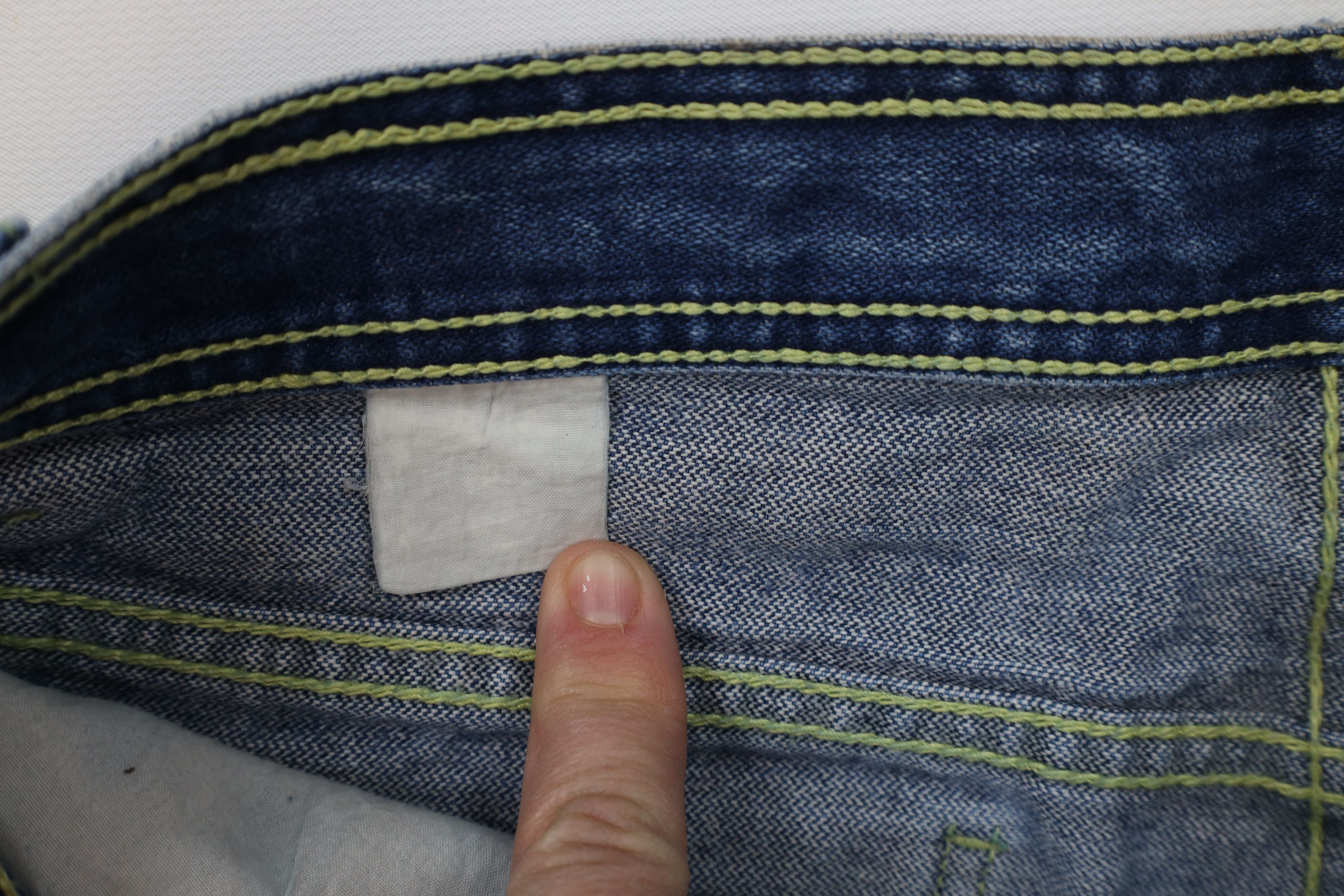 Vintage Vintage 90s Streetwear Straight Leg Denim Jeans Blue Size 30" / US 8 / IT 44 - 7 Thumbnail