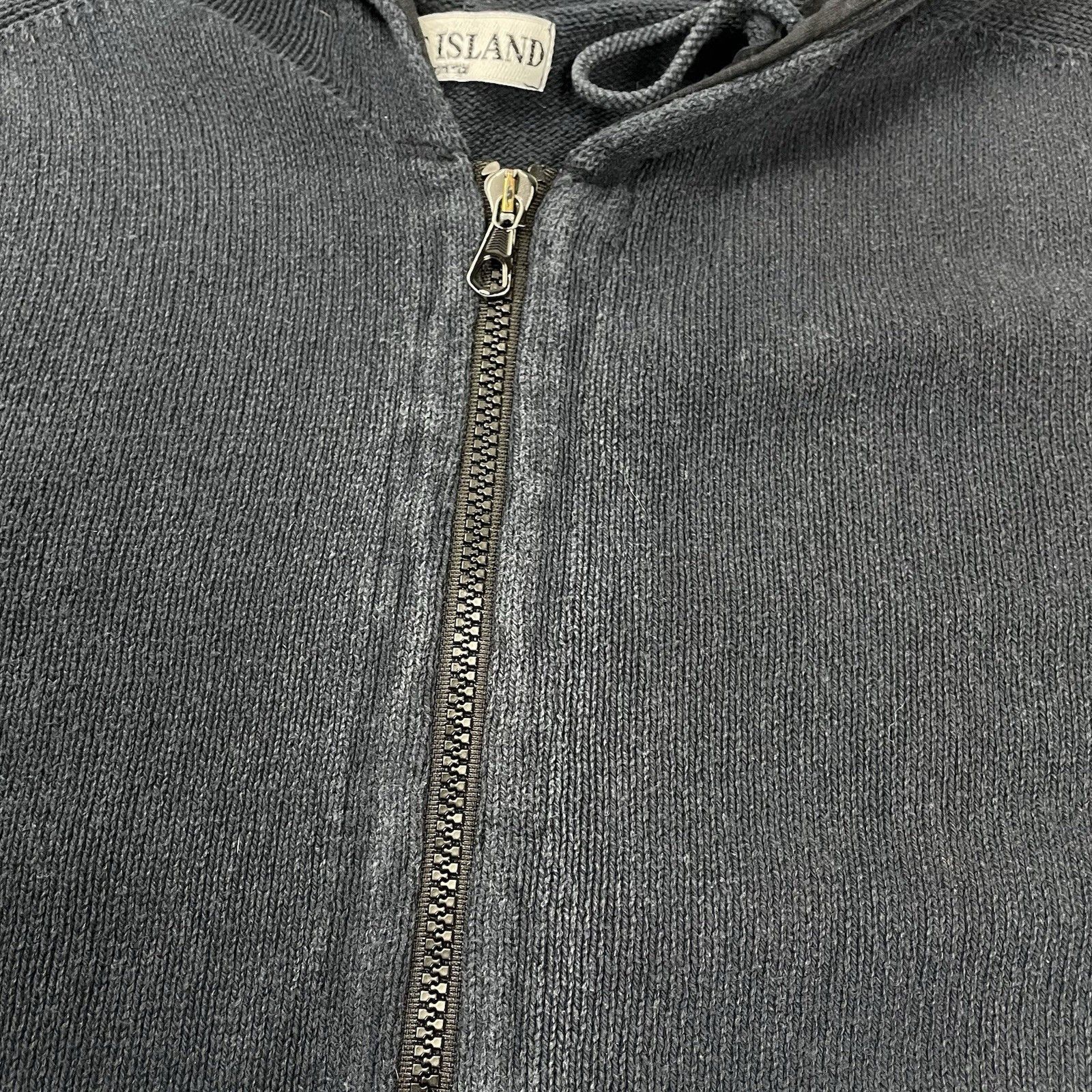 Stone Island Vintage Stone Island Hoodie Full Zip Sweater Knitwear L Size US L / EU 52-54 / 3 - 6 Thumbnail