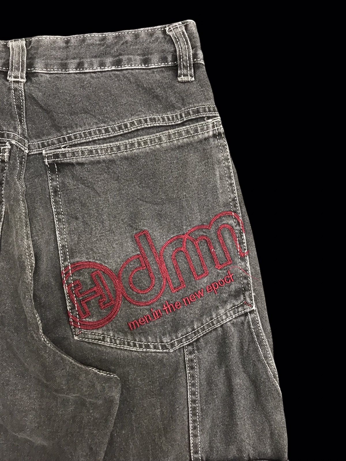 Japanese Brand 💥SUPERBAGGY💥HOBO CARPENTER WIDE MULTIPOCKETS DENIM F417 Size US 29 - 9 Thumbnail