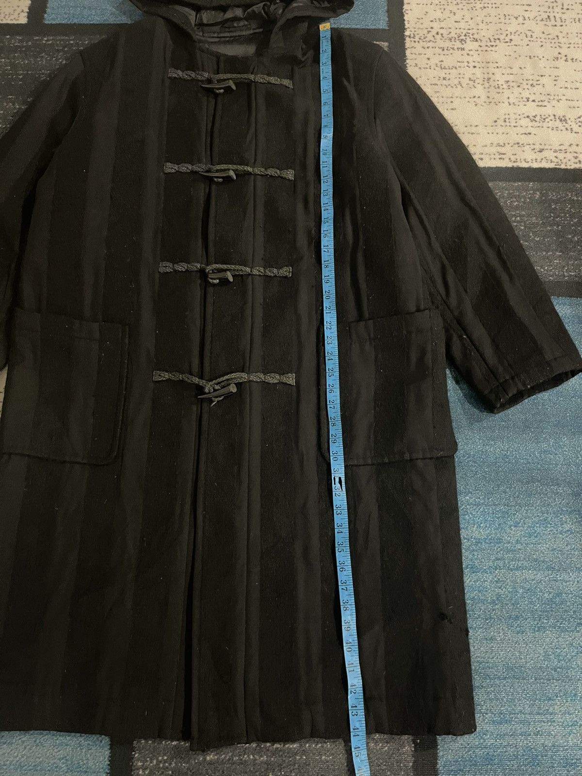 Yohji Yamamoto Vintage A.A.R Yohji Yamamoto Durban Hoodie Duffle Jacket Size US XL / EU 56 / 4 - 20 Thumbnail
