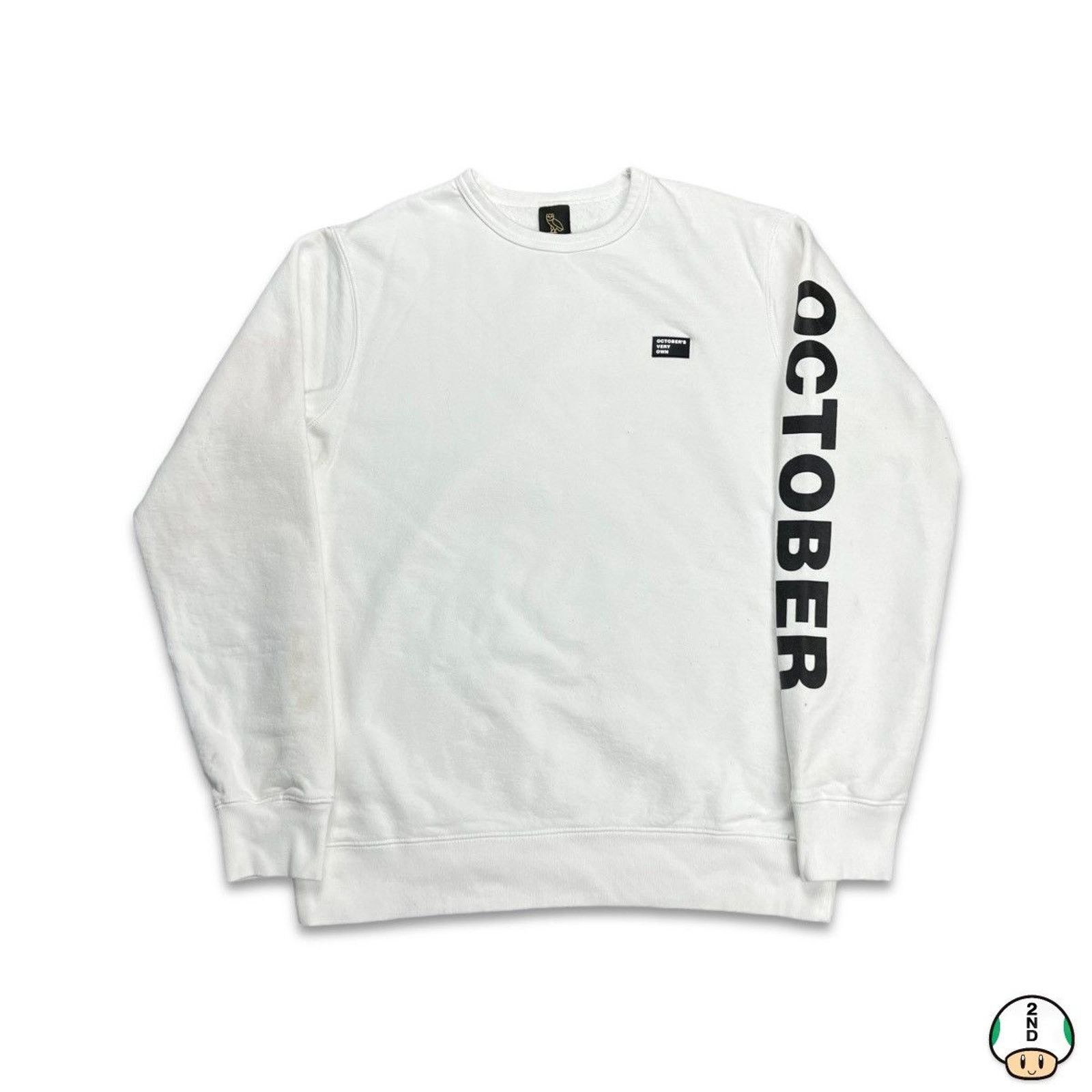 Drake × October's Very Own × Vintage Octobers Very Own Sweatshirt OVO October Spell Out Crewneck Size US L / EU 52-54 / 3 - 1 Thumbnail