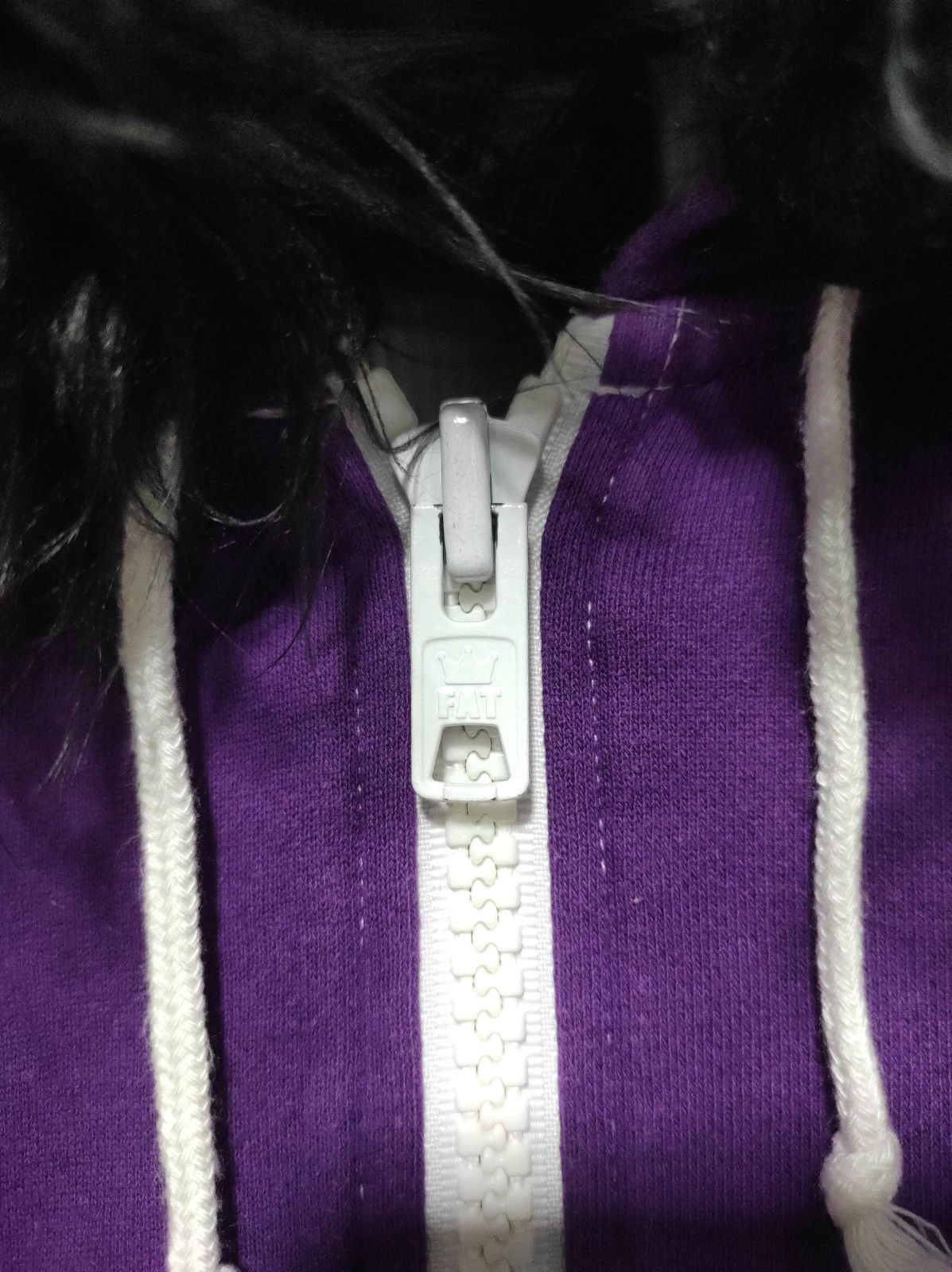 Japanese Brand Fat purple 🟣 zip fur hoodie ifsix LGB style Size US L / EU 52-54 / 3 - 4 Thumbnail