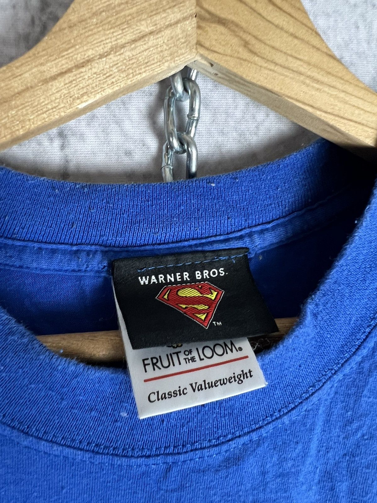 Band Tees Vintage Superman T-shirt 90s Street Wear Y2K Casual Size L Size US L / EU 52-54 / 3 - 4 Thumbnail