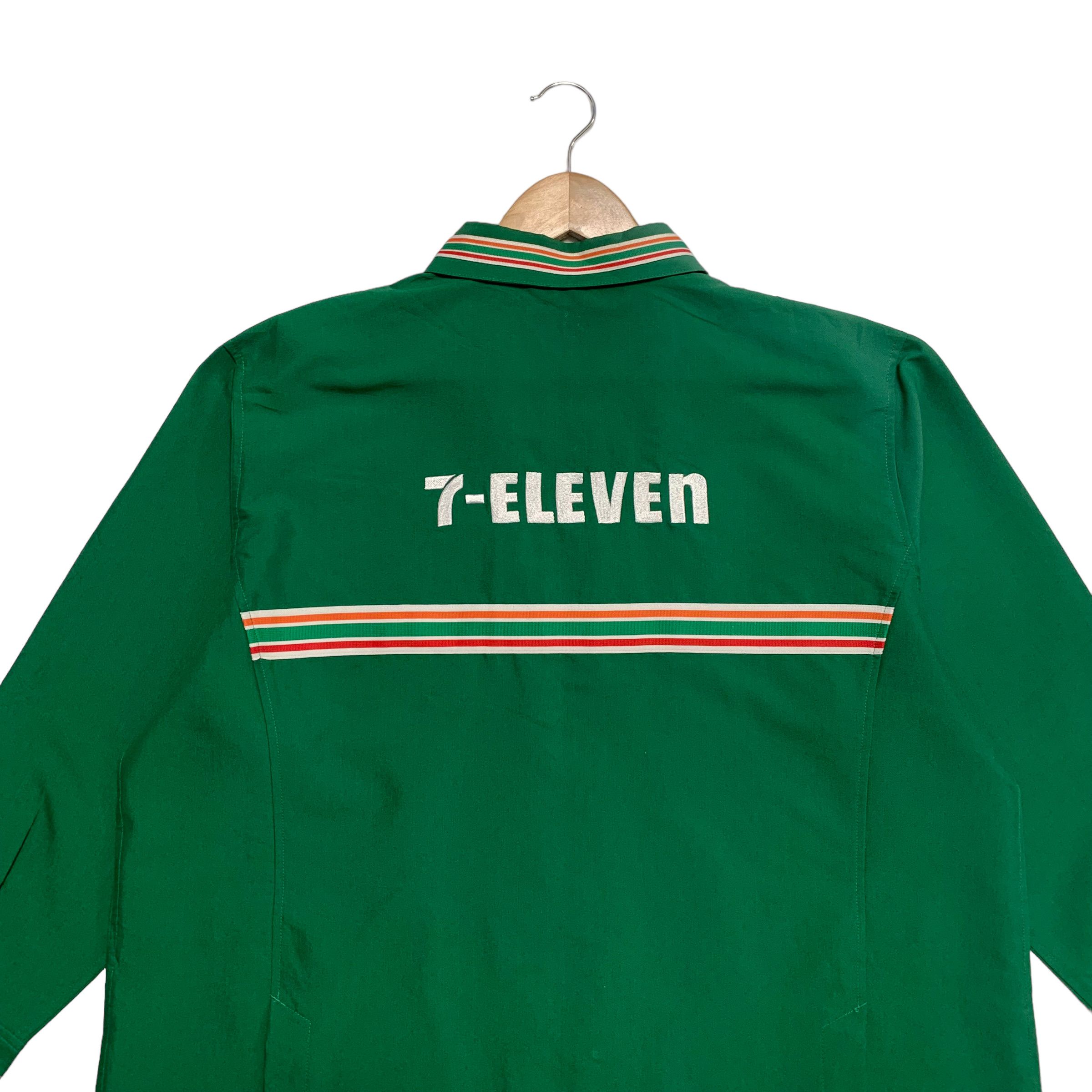 Japanese Brand 7 Eleven Long Sleeve Zipper Shirt Size US L / EU 52-54 / 3 - 6 Thumbnail