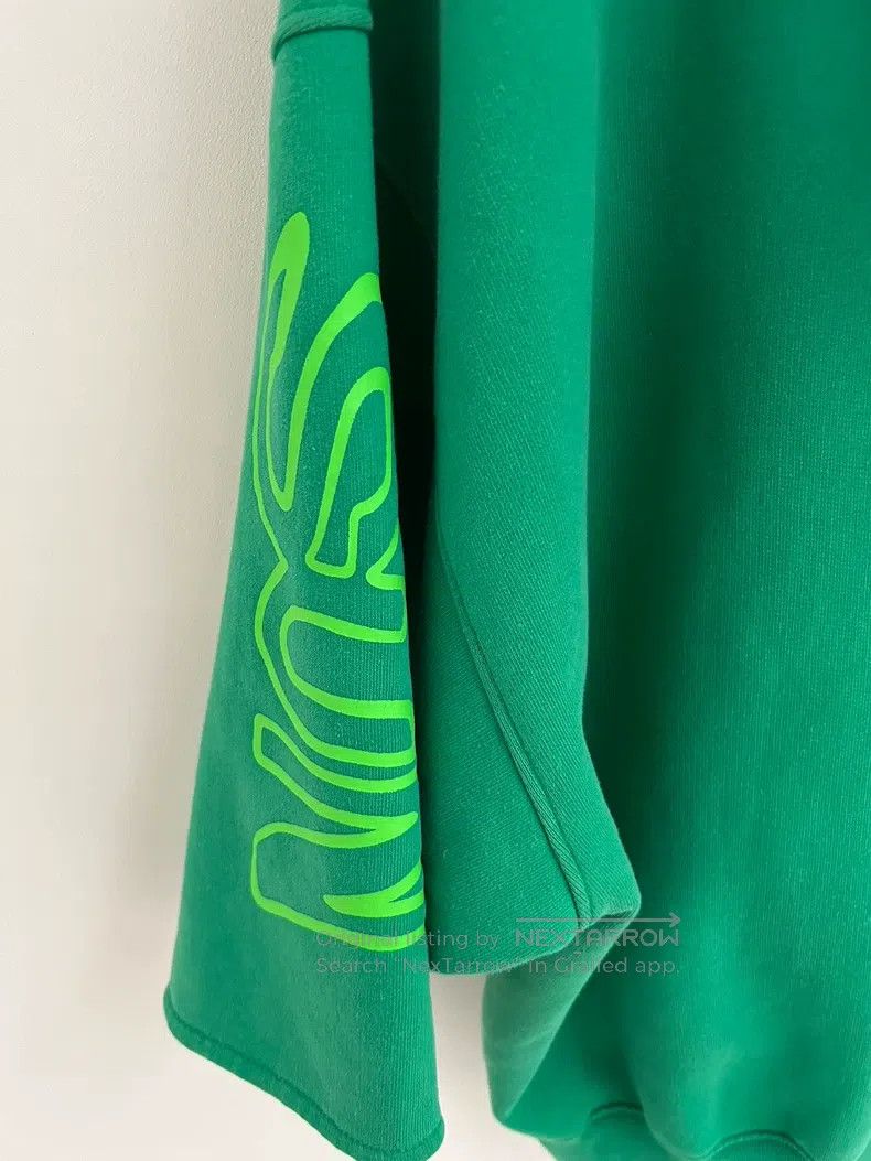 ERL ERL Venice Beach logo green hooded sweatshirt, be nice let Size US L / EU 52-54 / 3 - 4 Thumbnail