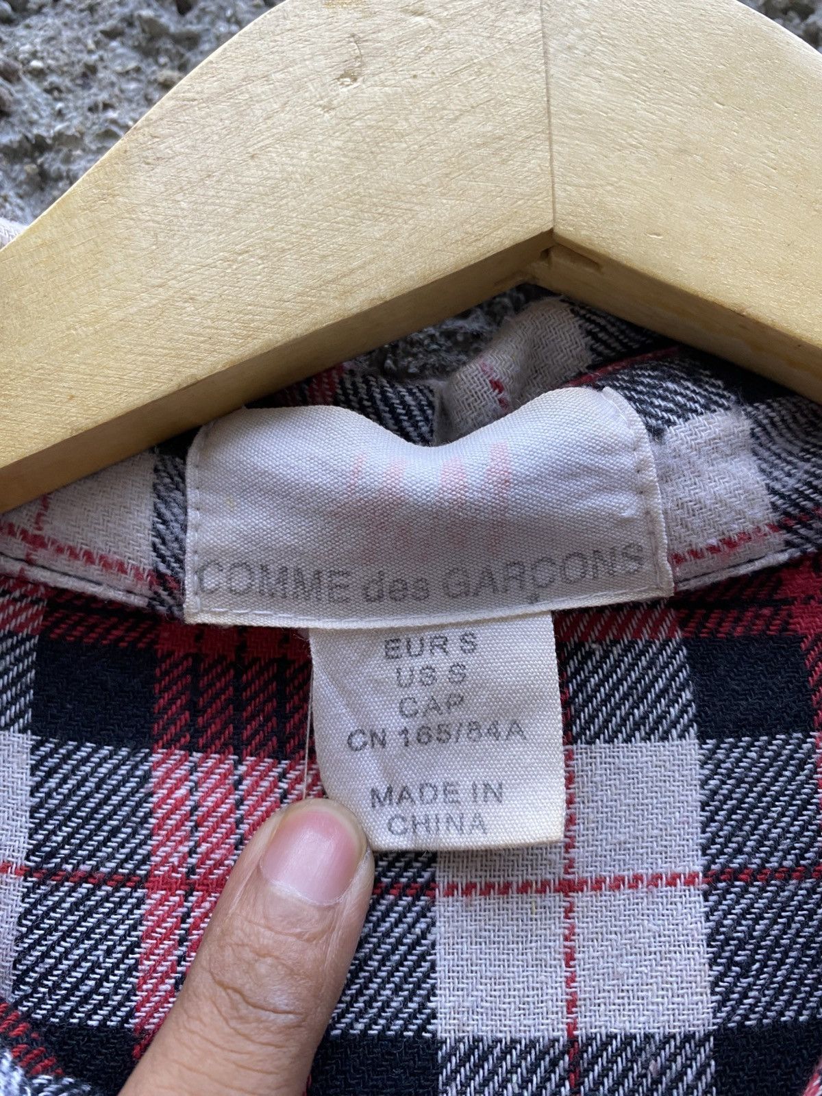 Comme des Garcons Comme Des Garcons x H&M Plaid Shirt Size S / US 4 / IT 40 - 5 Thumbnail