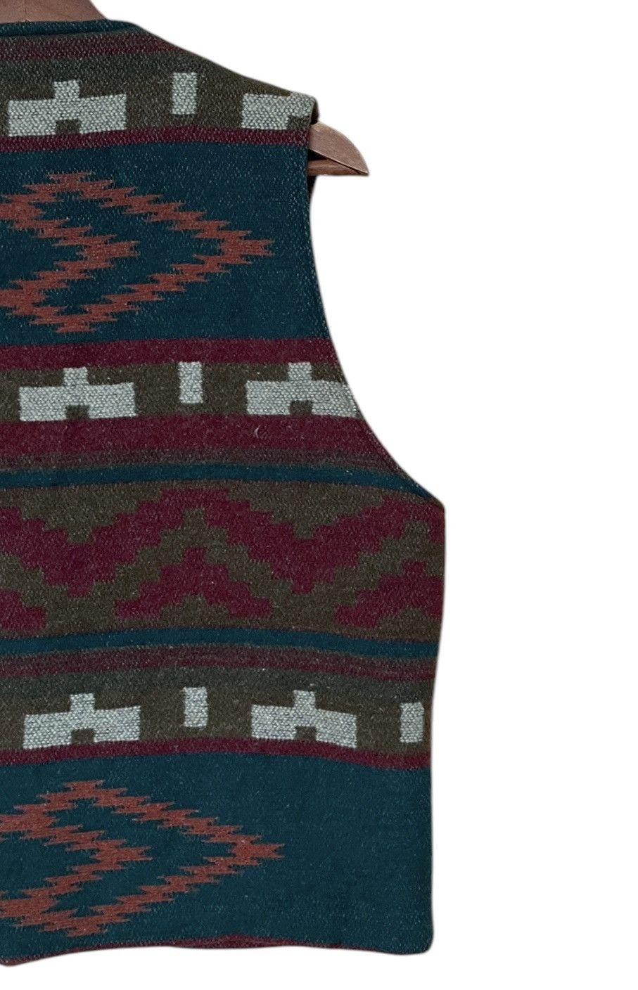 Vintage × Woolrich Woolen Mills Vintage Brand Woolrich Navajo Wool Vests 1990s Size US XL / EU 56 / 4 - 6 Thumbnail