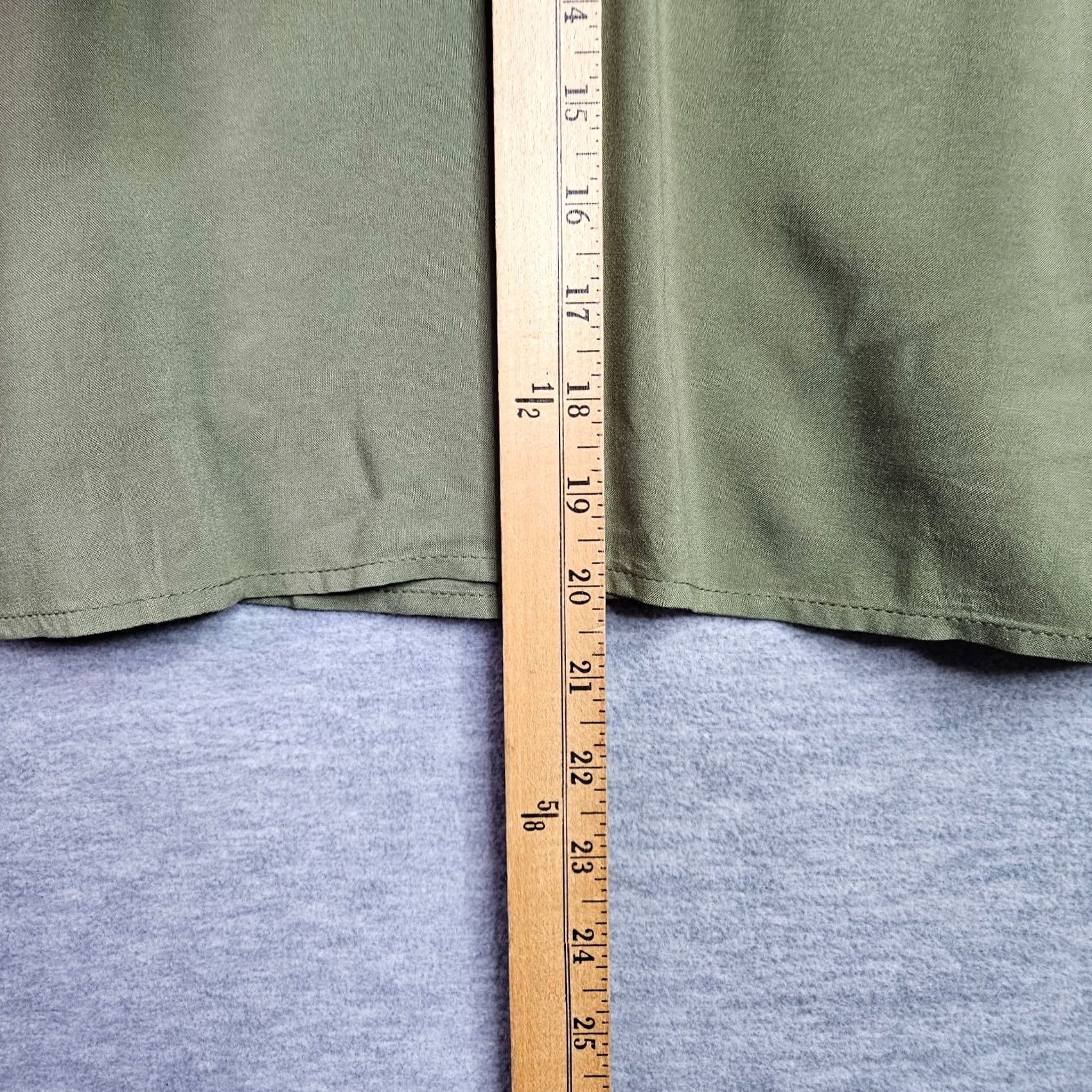 Torrid Torrid Tank 2X Olive Stitch Detail Casual NWT Sleeveless Round Neck Plus Size 2X Womens Green Cotton Blend Conservative Soft All Seasons Shirt Size XXL / US 16-18 / IT 52-54 - 4 Thumbnail