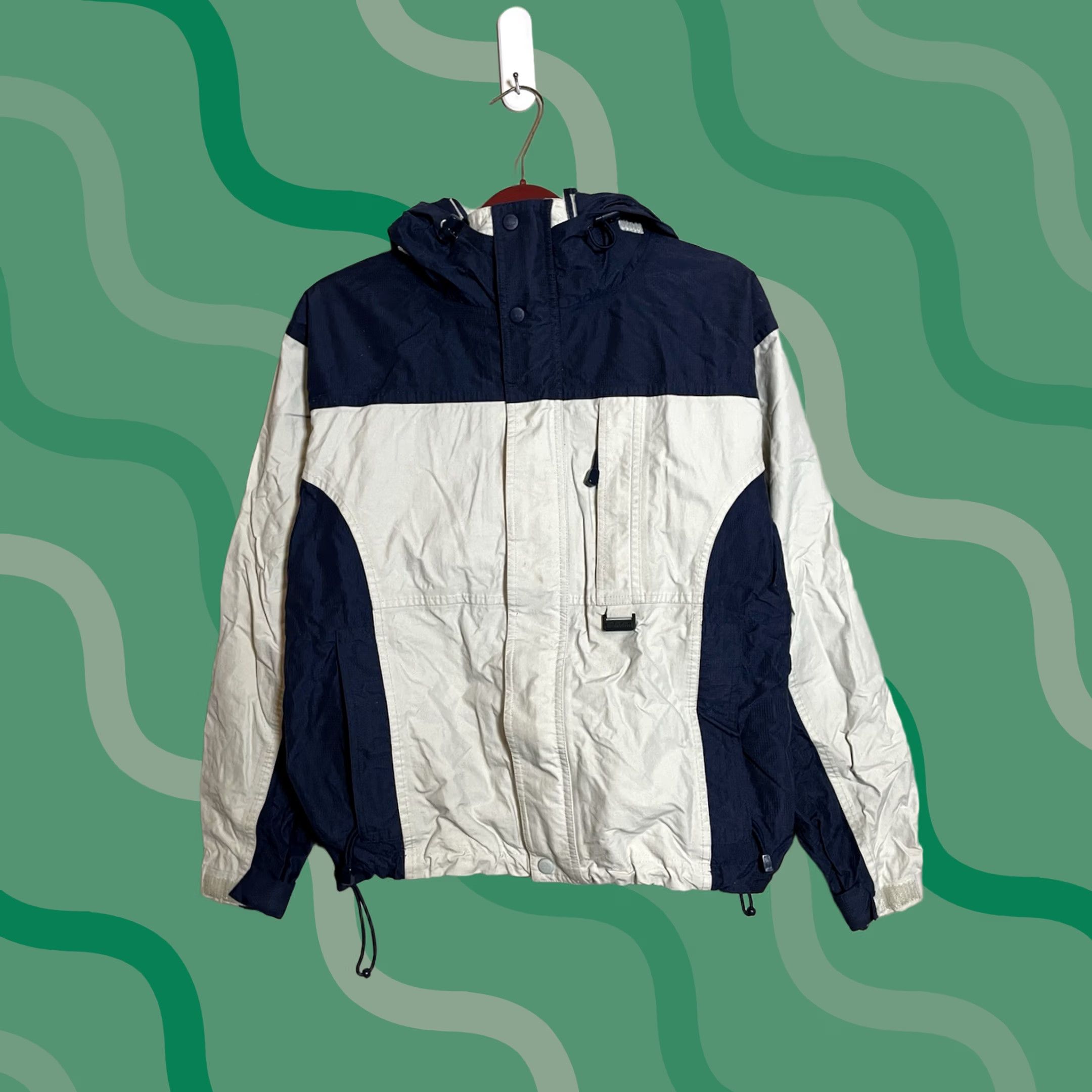 Timberland VINTAGE Timberland Gore-Tex Jacket Mens M Weathergear Hooded Waterproof Blue (G7) Size US M / EU 48-50 / 2 - 1 Thumbnail