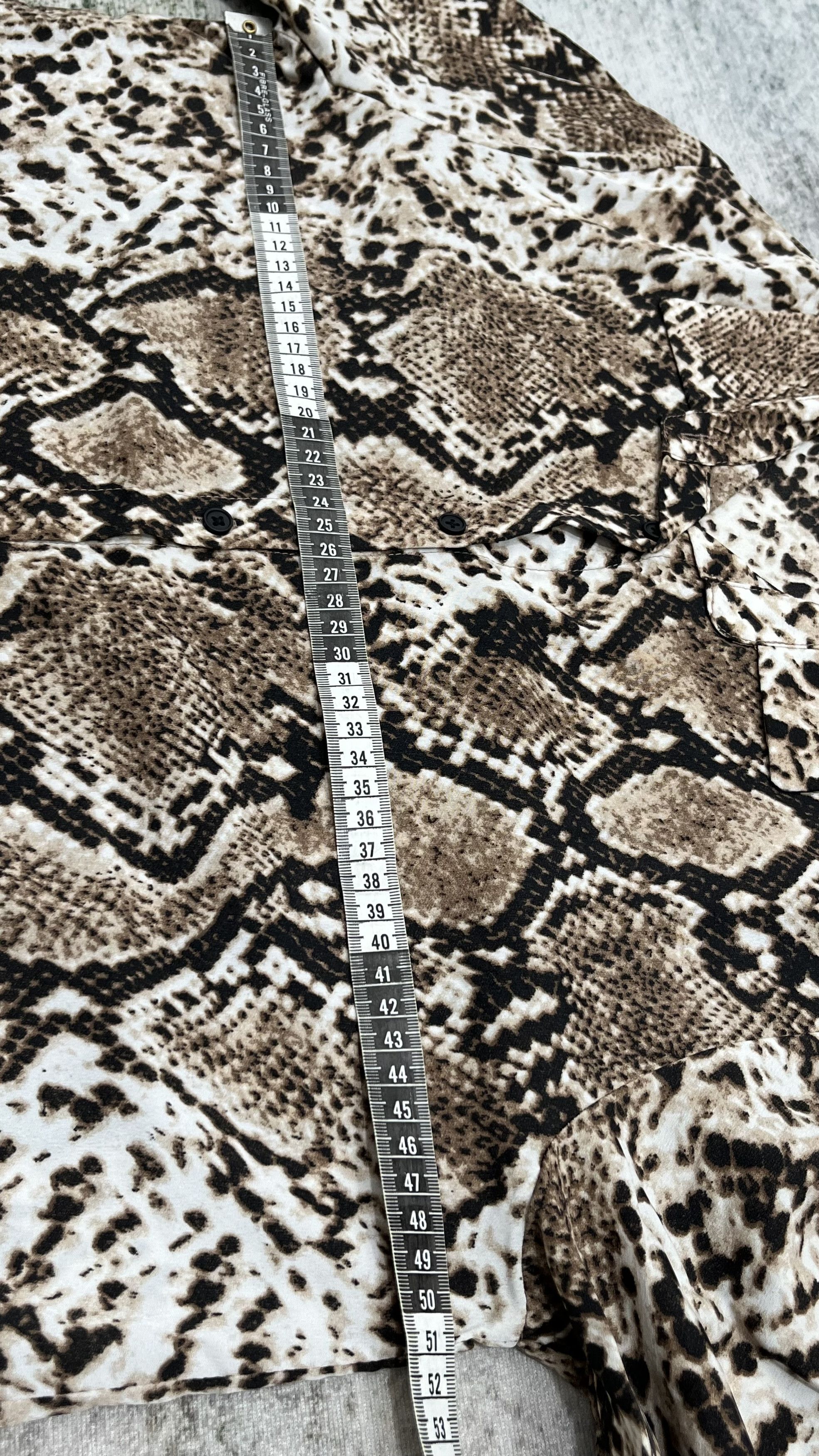 Japanese Brand Python Snake Print Shirt Button Up Size US M / EU 48-50 / 2 - 7 Thumbnail