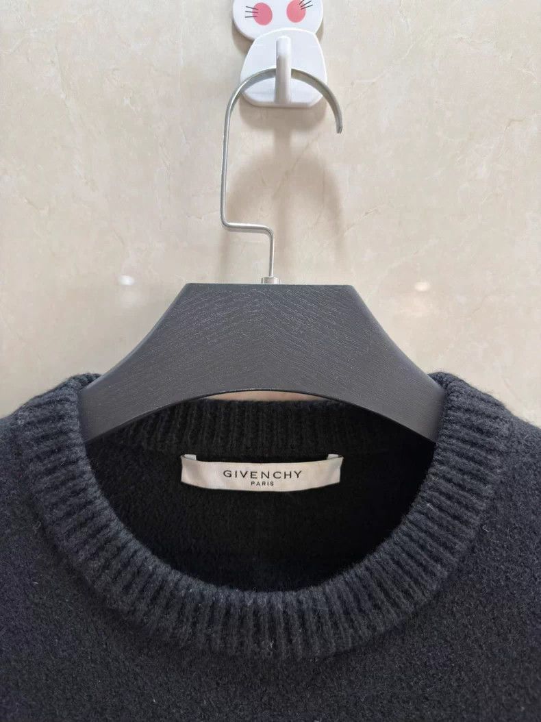 Givenchy Givenchy Logo striped black and white knitted wool sweater Size US XS / EU 42 / 0 - 3 Thumbnail