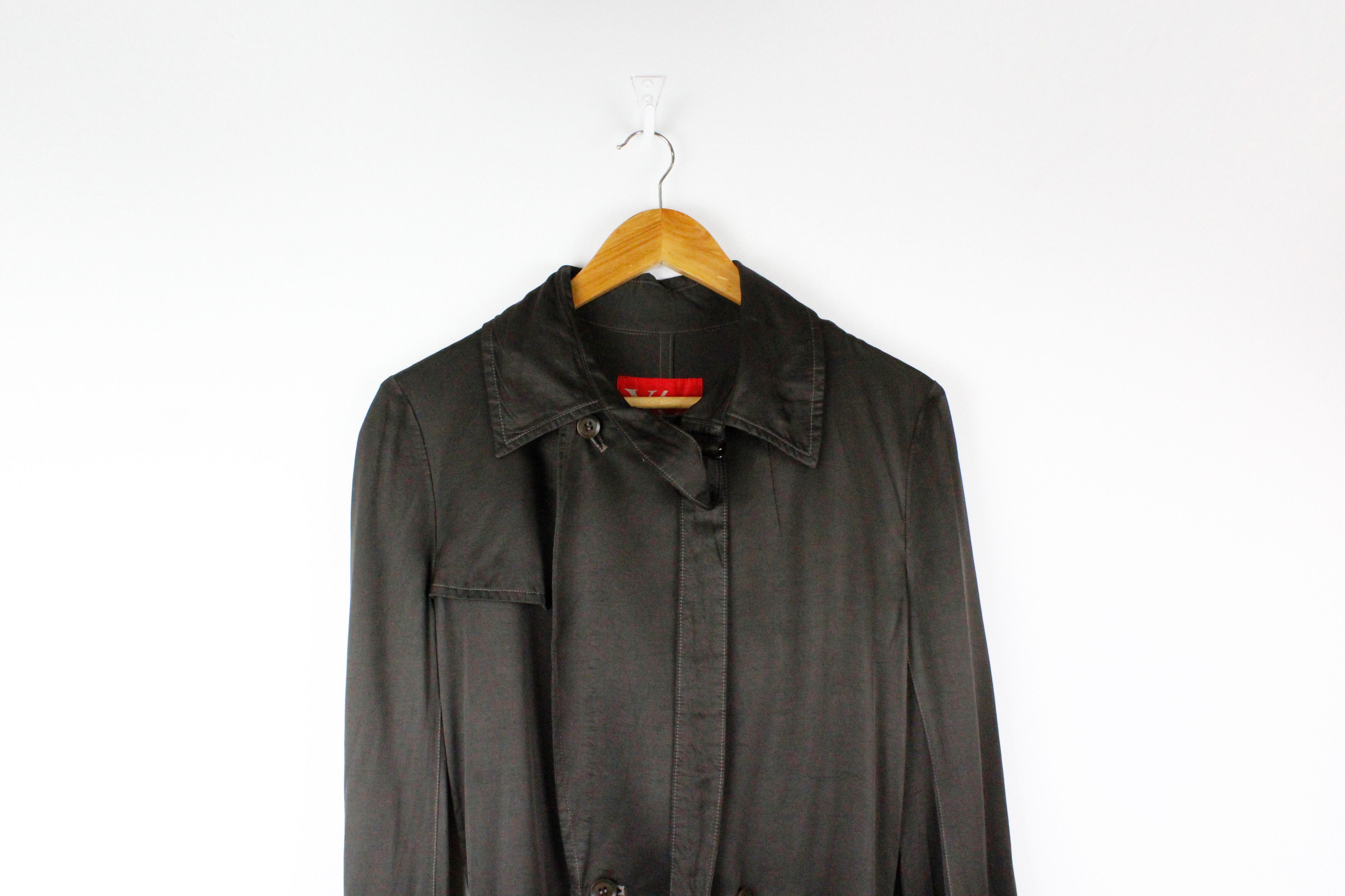Yohji Yamamoto Womens Archive Yohji Yamamoto Y'S Chiffon Rayon Trench Coat Size M / US 6-8 / IT 42-44 - 2 Thumbnail