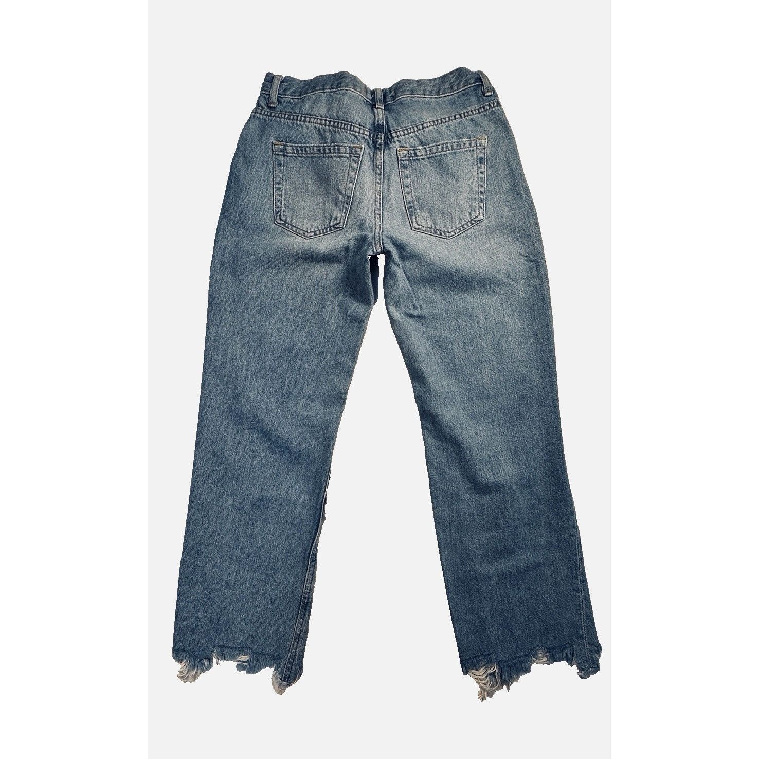 Free People We The Free By. Free People Ripped Jeans Womens 26 Blue Stra Size 26" / US 2 / IT 38 - 4 Thumbnail