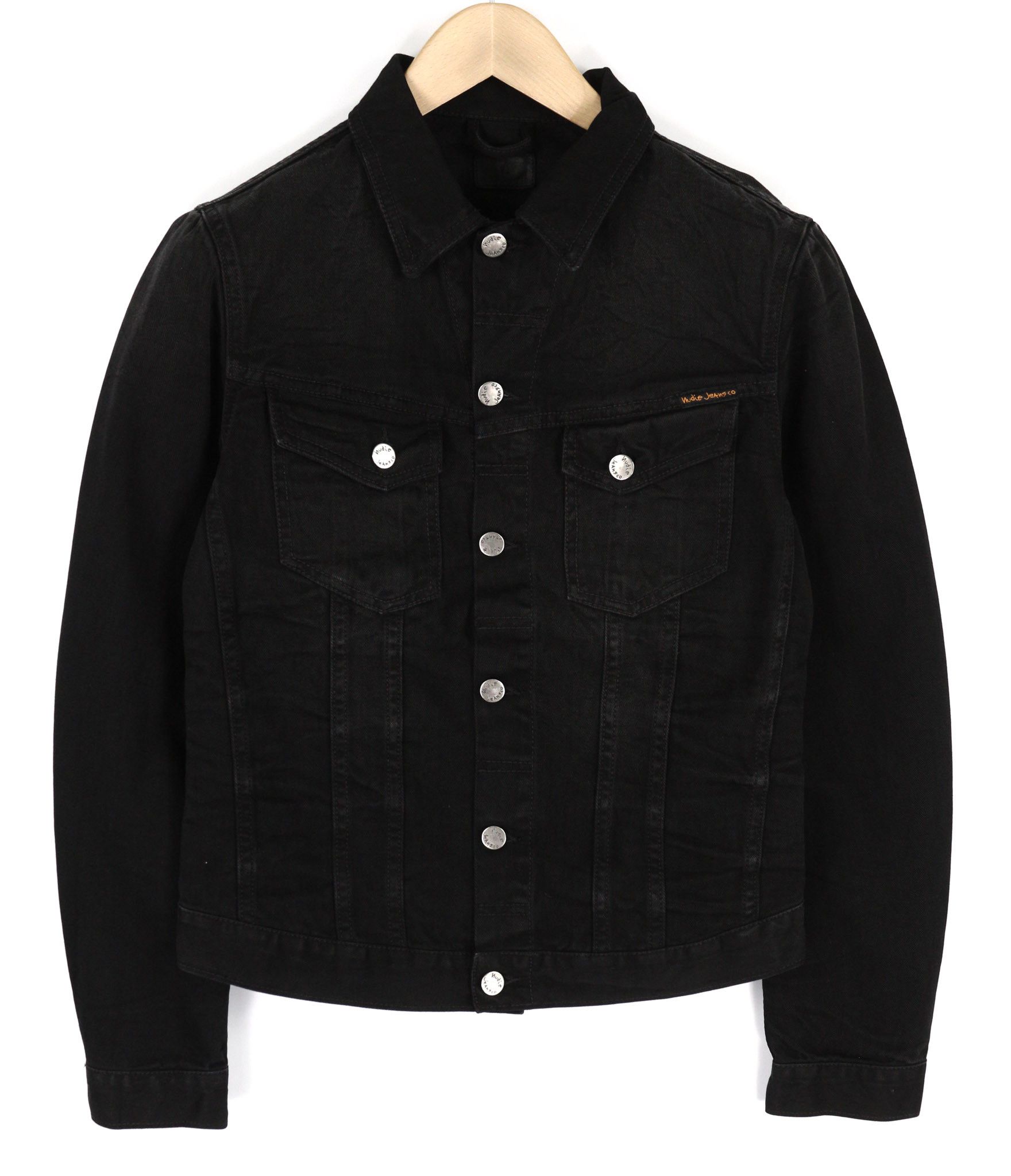 Nudie Jeans BILLY S Dark Shist Denim Jacket 81056 Size US S / EU 44-46 / 1 - 1 Thumbnail