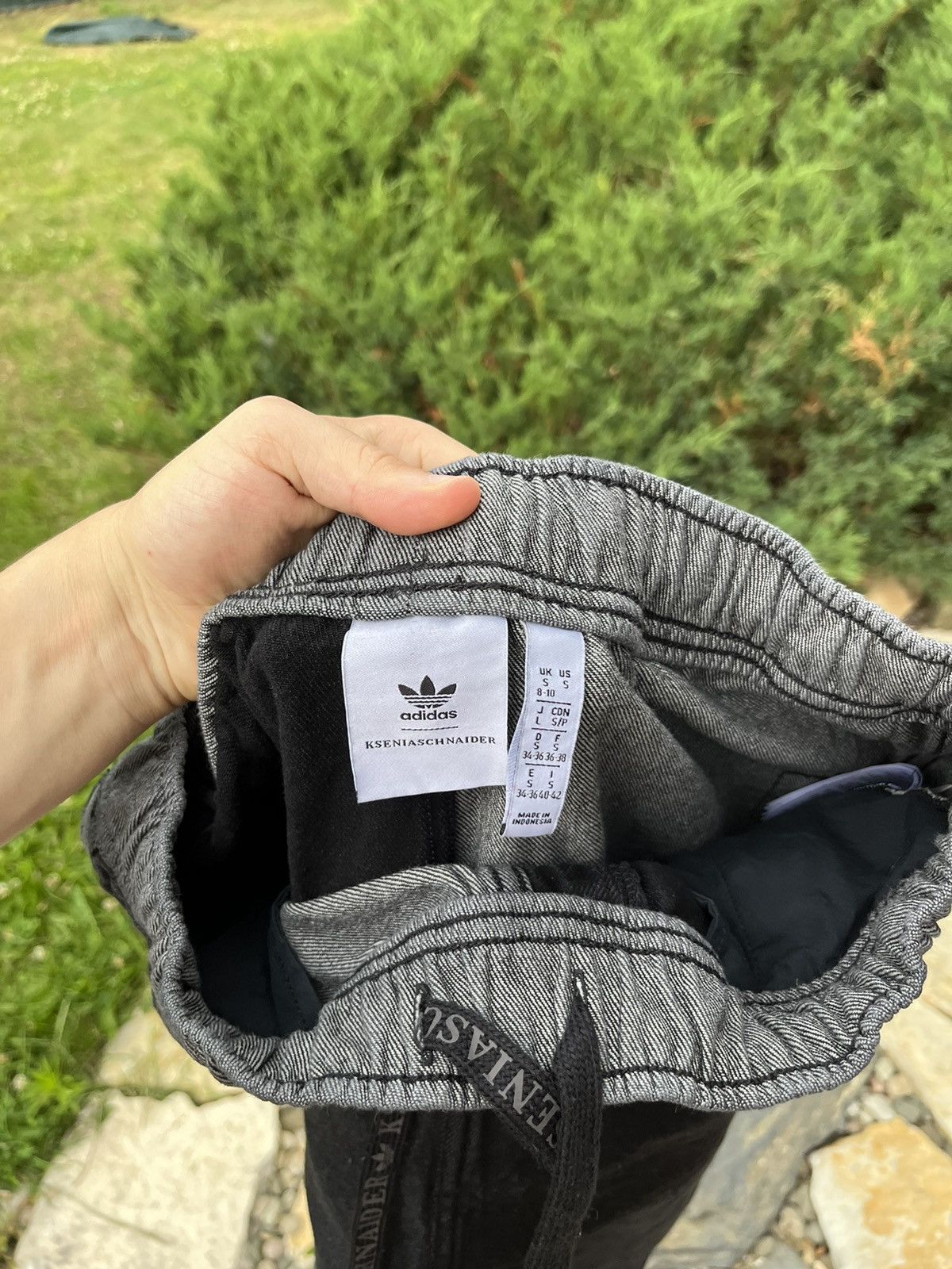 Adidas Adidas x Ksenia Schnaider patchwork sample baggy jeans pants Size 26" / US 2 / IT 38 - 14 Thumbnail