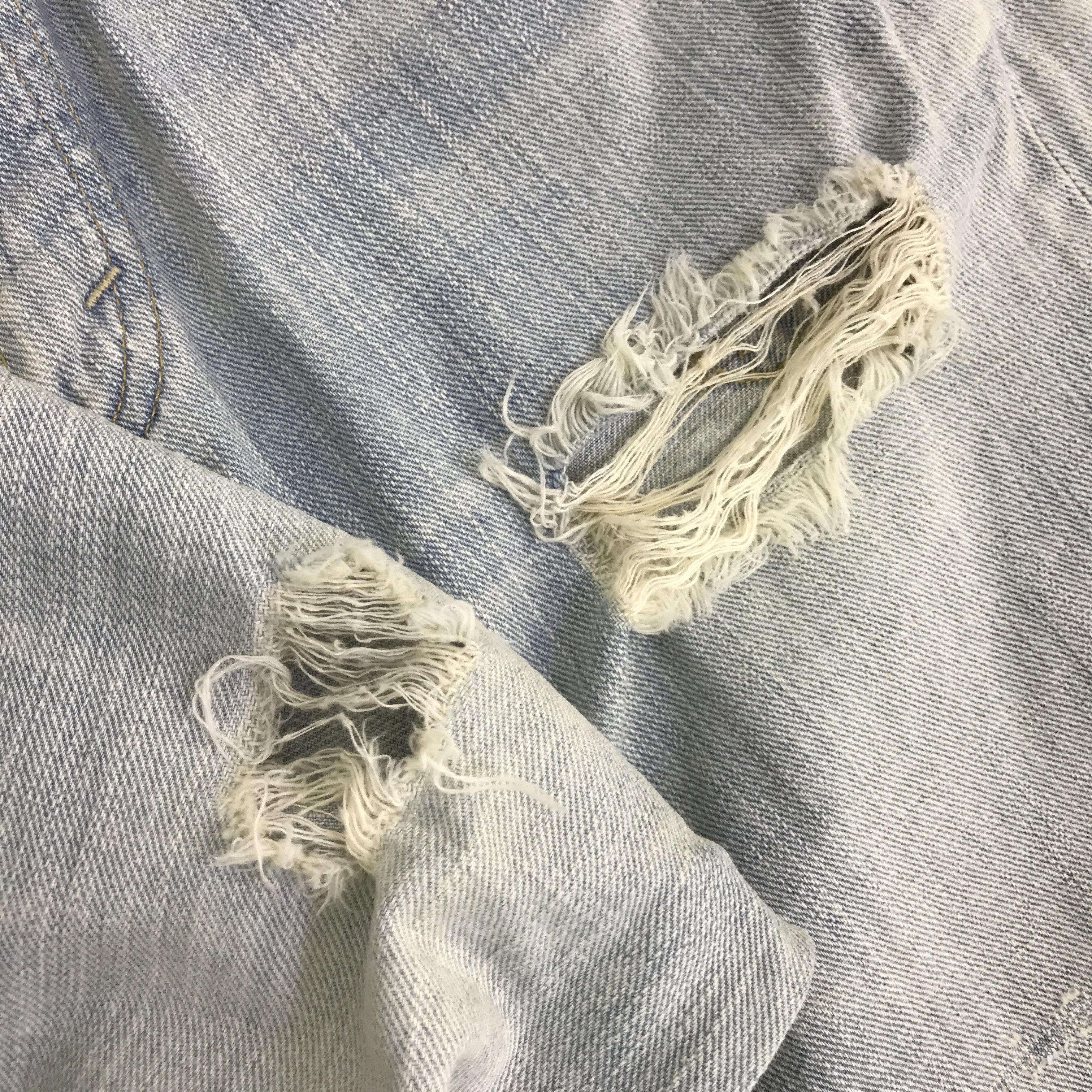 Lee LEE DISTRESSED LIGHT WASH DENIM PANTS K14B12 Size US 28 / EU 44 - 12 Thumbnail