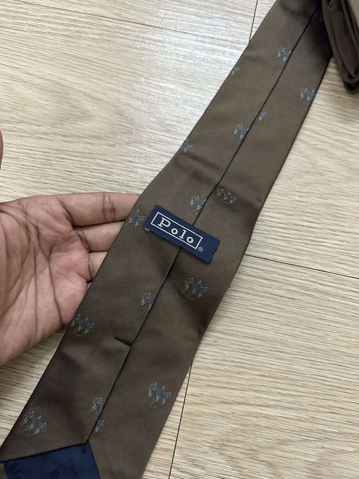 Polo Ralph Lauren × Ralph Lauren Polo Ralph Lauren Luxury Silk Tie Size ONE SIZE - 4 Thumbnail