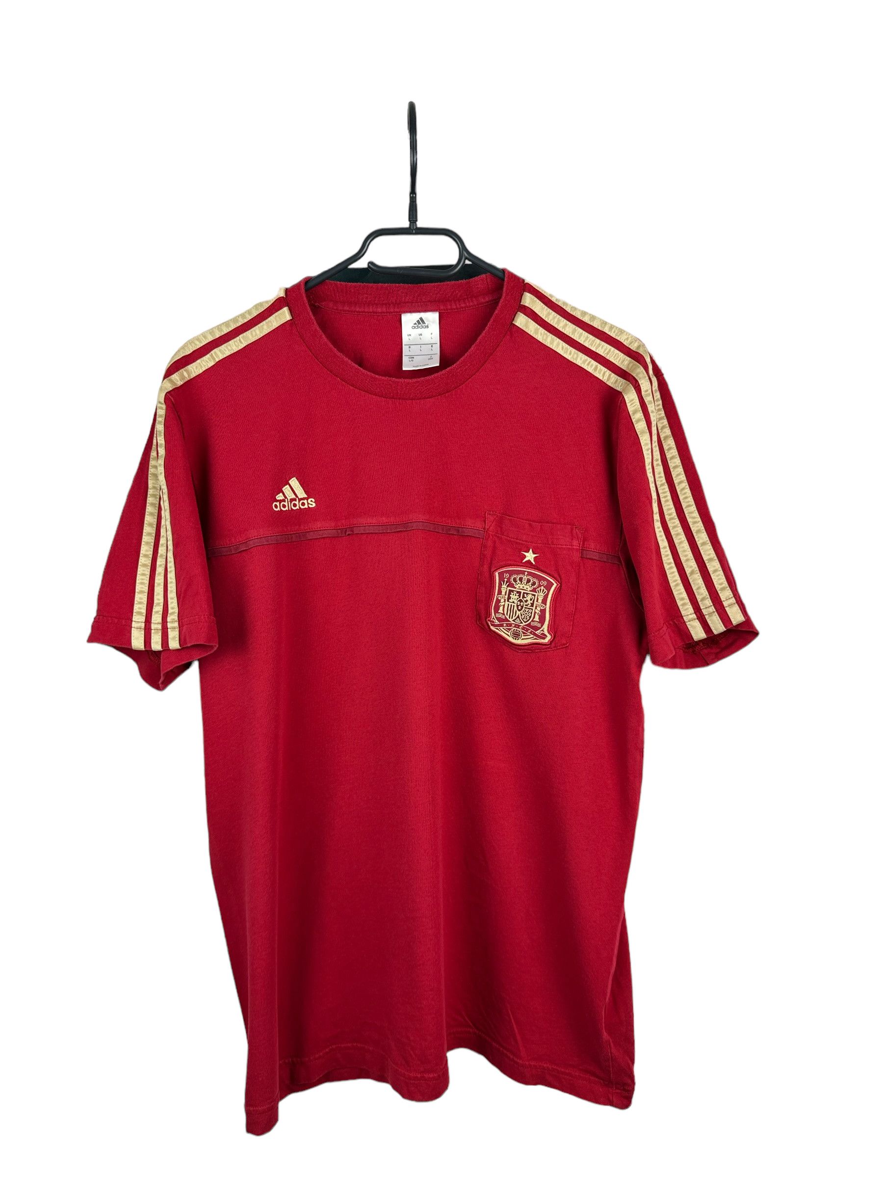 Adidas Adidas Spain Football Train Shirt Soccer Rare Size US L / EU 52-54 / 3 - 1 Thumbnail
