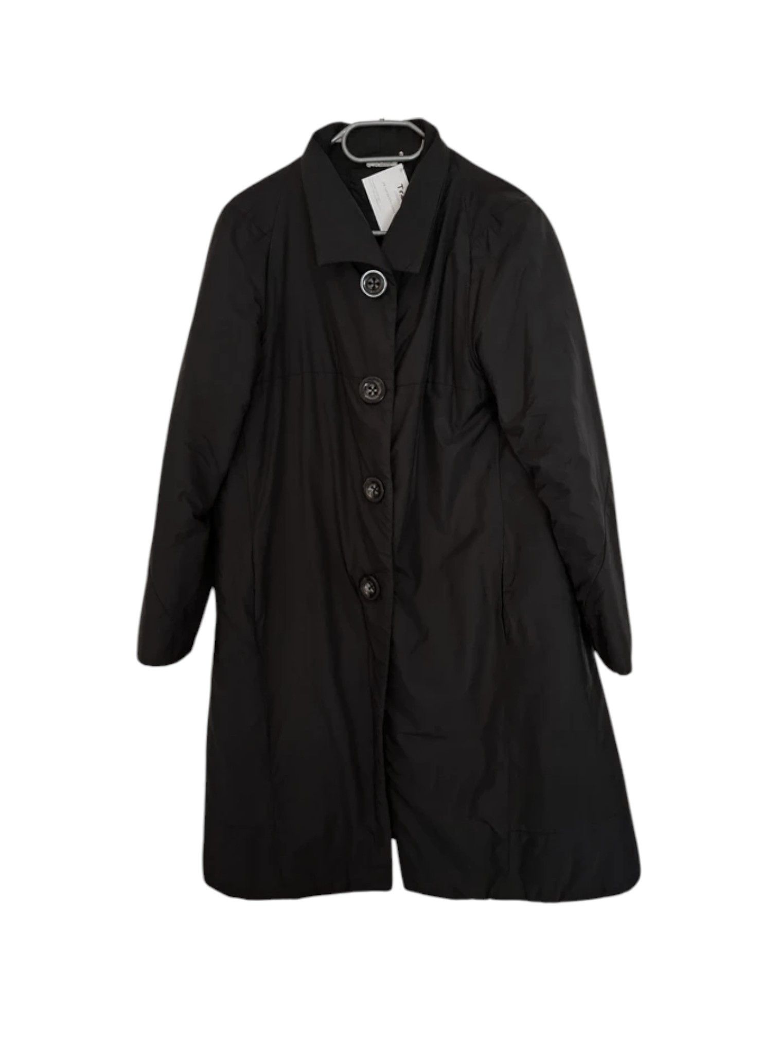 Miu Miu Miu Miu Black Padded Coat with Circular Back Detail, 2000s Size US L / EU 52-54 / 3 - 1 Thumbnail