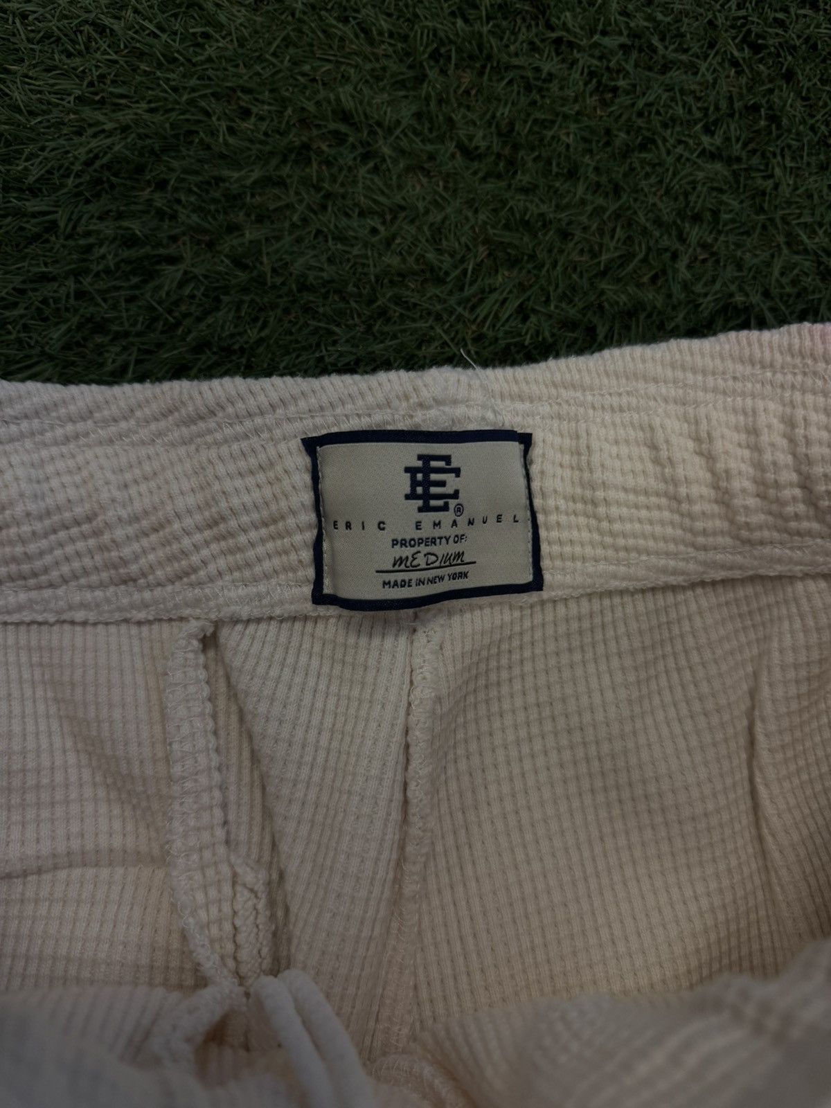 Eric Emanuel Eric Emanuel FW21 White/Brown Thermal Sweatpants Size (M) Size US 31 - 8 Thumbnail