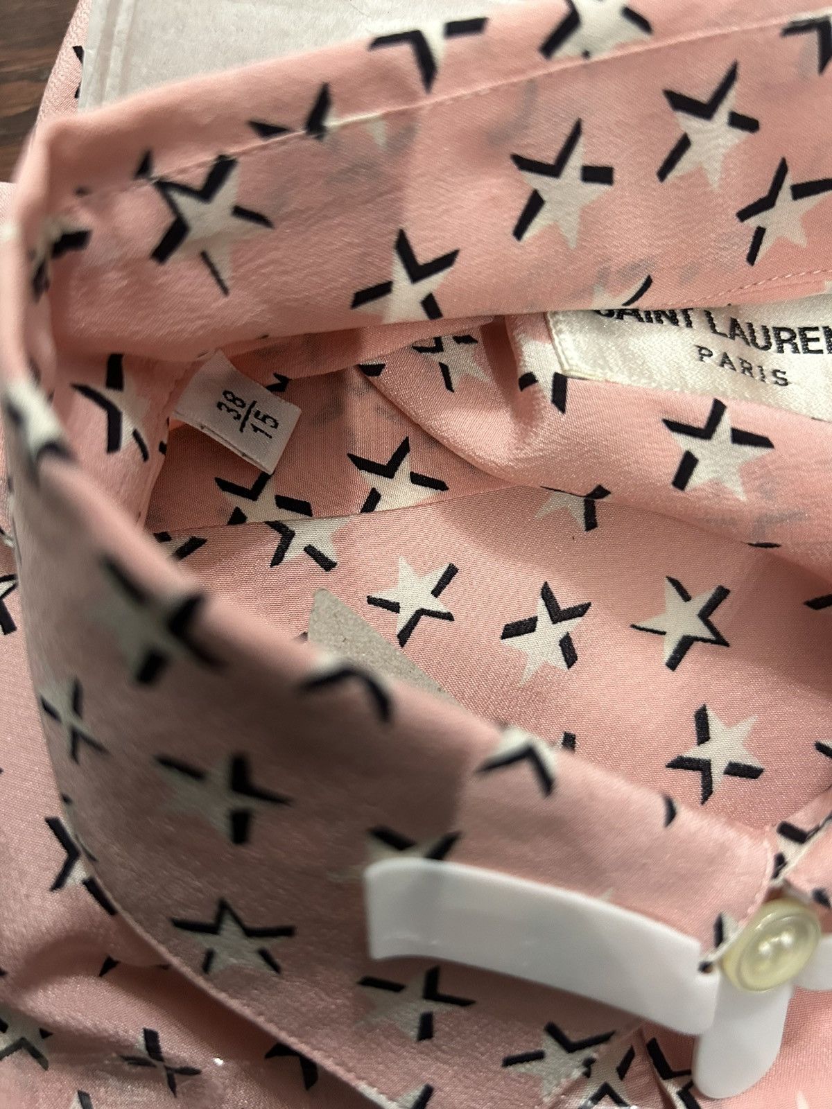 Saint Laurent Paris Saint Laurent Paris Pink Stars Size US XS / EU 42 / 0 - 4 Thumbnail