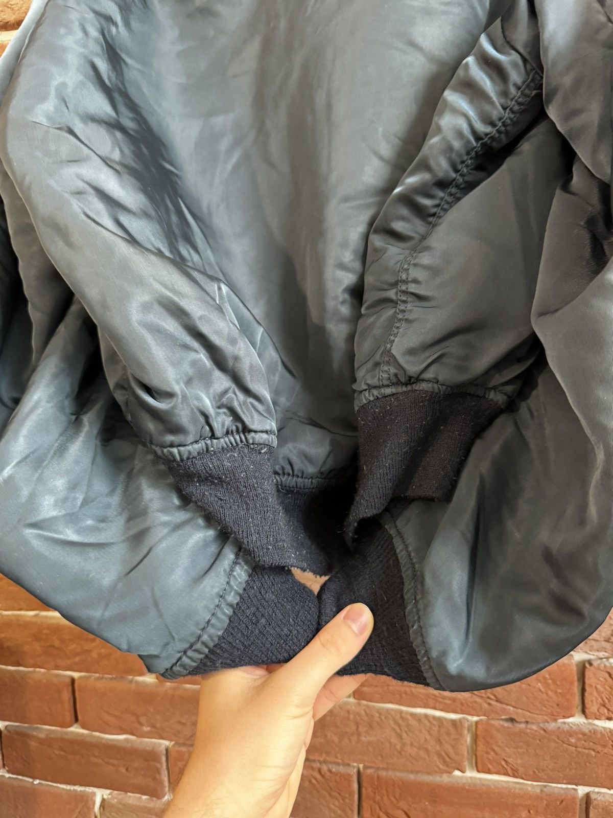 Alpha Industries 90s Alpha Industries Ma1 Flyer Vintage Nylon Bomber Jacket Size US XL / EU 56 / 4 - 11 Thumbnail