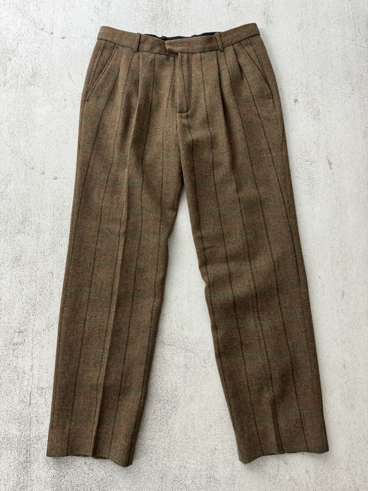 Holland & Holland × Japanese Brand Holland & Holland London Harrow Tweed Wool Pants Size US 34 / EU 50 - 5 Thumbnail