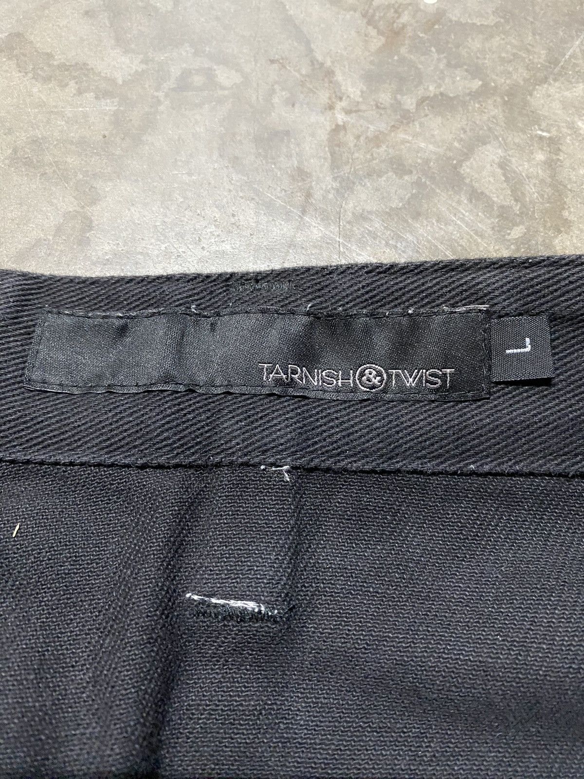 Japanese Brand Flare Jeans Japan Tarnish & Twist Baggy Loose Denim Size US 32 / EU 48 - 6 Thumbnail