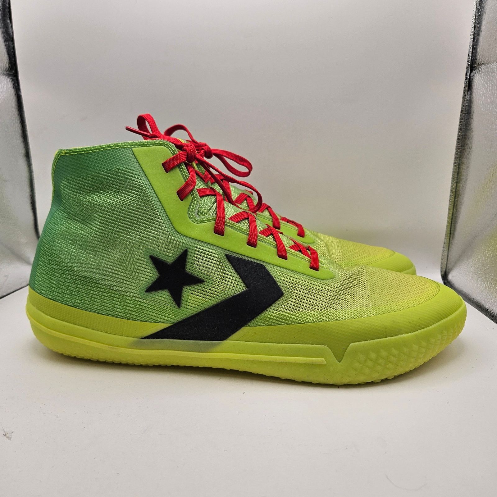 Converse CONVERSE MEN'S 16 ALL STAR PRO BB NOCTURNAL LIME VOLT 166322 Size US 15 / EU 48 - 4 Thumbnail