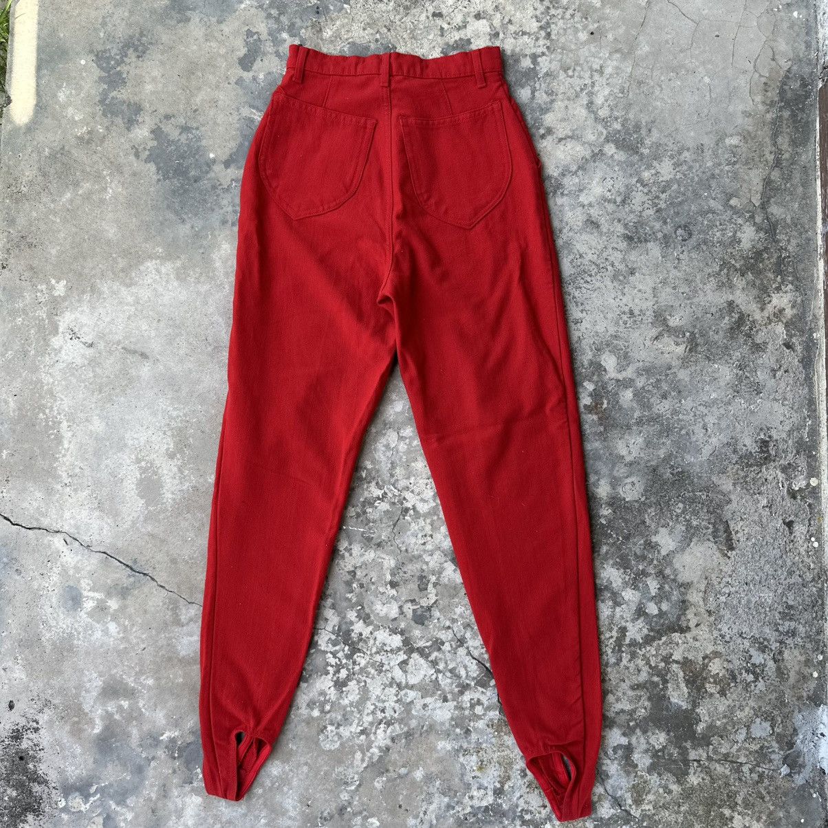 Hai Sporting Gear × Issey Miyake × Japanese Brand Hai Sporting Gear By Issey Miyake Red Pants Size 23" - 8 Thumbnail