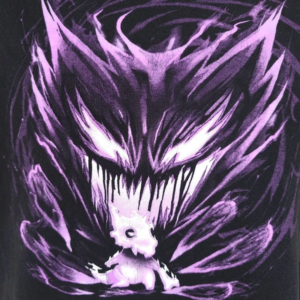 Vintage Pokemon T Shirt Mens Size Medium Black Cubone Karakara Haunter Ghost Size US M / EU 48-50 / 2 - 3 Thumbnail