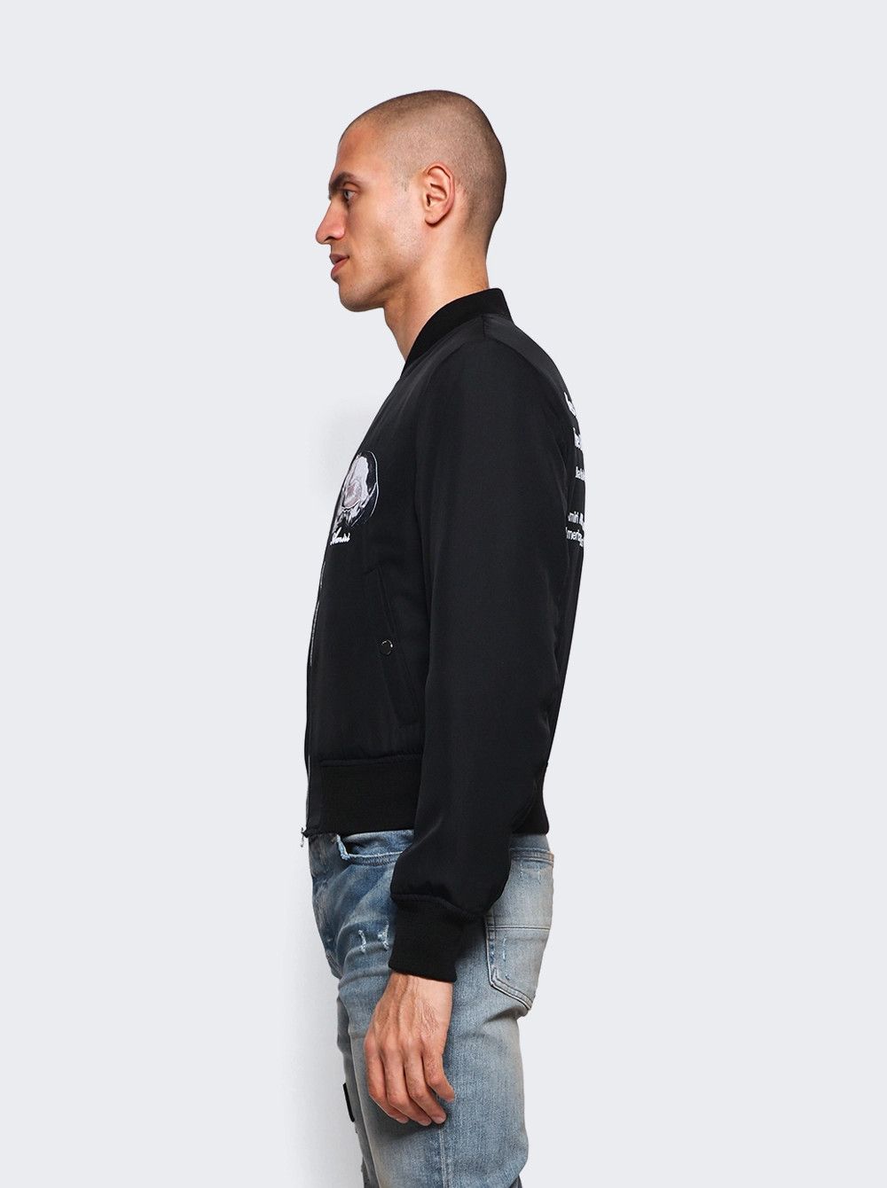 Amiri o1gr1nt0426 Wes Lang Reaper Logo Jeans in Clay Indigo Size US 34 / EU 50 - 4 Thumbnail
