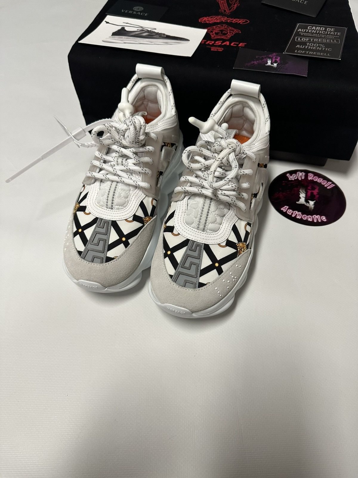 Versace Versace chain reaction size 37 fit 37-38 Size US 6.5 / IT 36.5 - 2 Thumbnail
