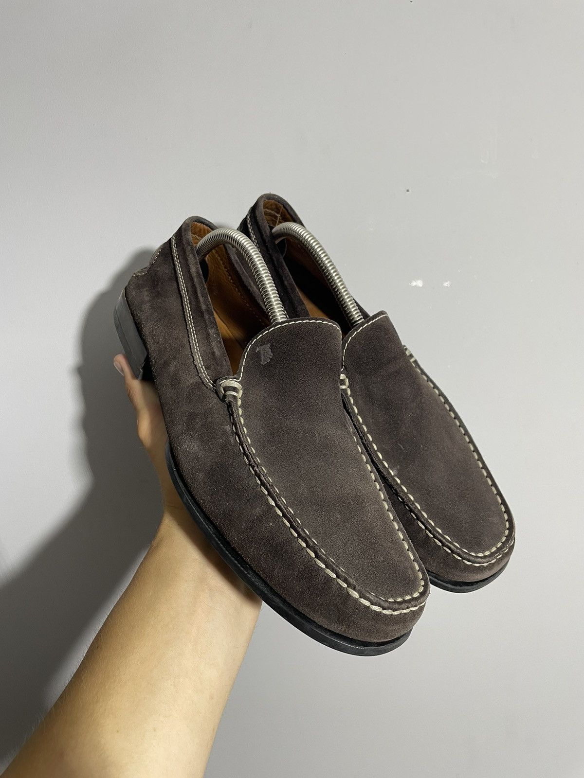 Tod's × Vintage Tod's Men Brown Loafers Size US 8 / EU 41 - 2 Thumbnail