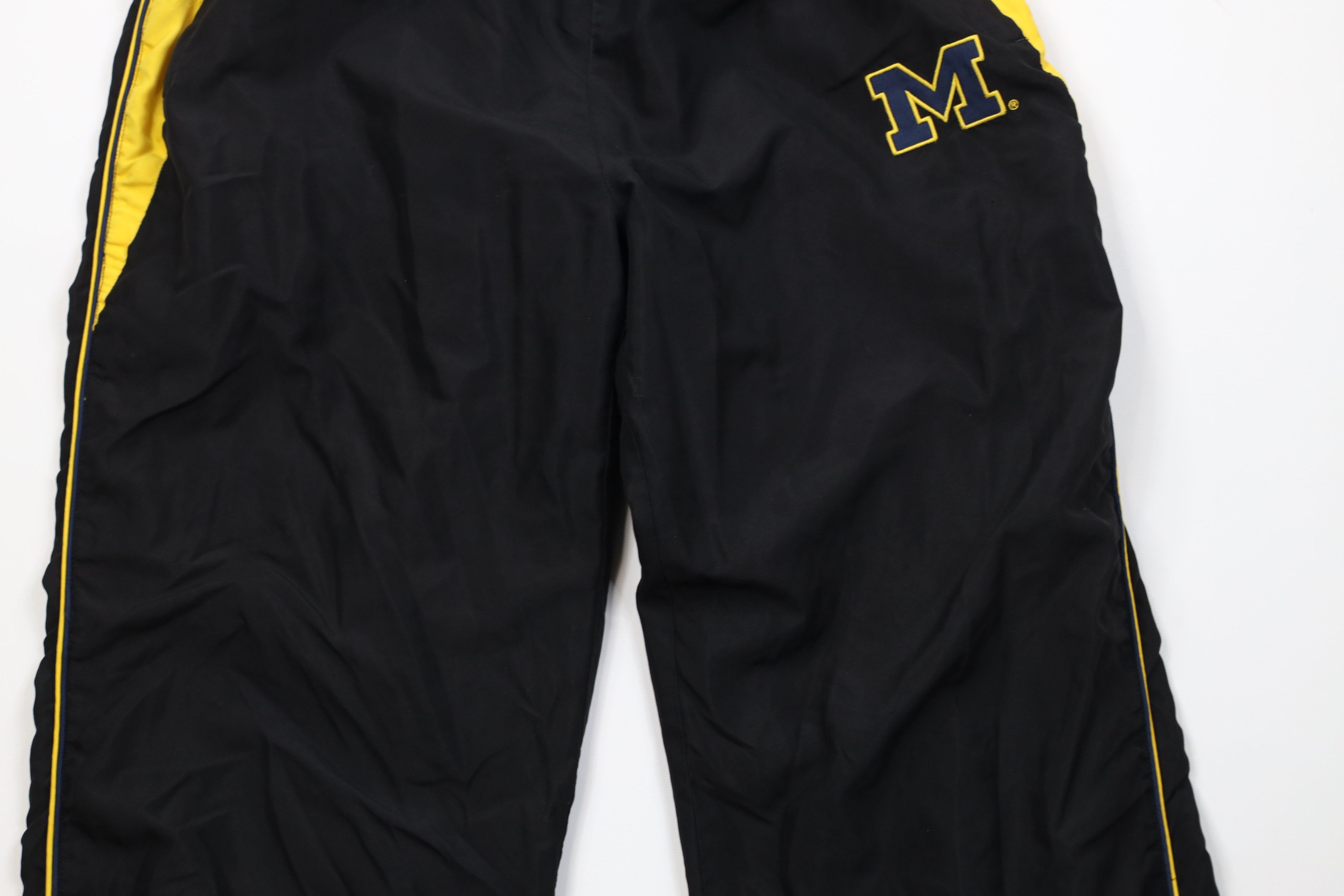 Vintage Vintage 90s Y2K Lined University of Michigan Wide Leg Pants Size US 38 / EU 54 - 3 Thumbnail