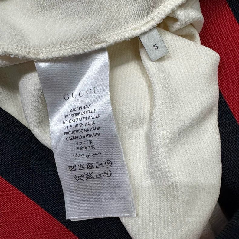 Gucci Gucci Stitched striped white jacket Size US S / EU 44-46 / 1 - 3 Thumbnail