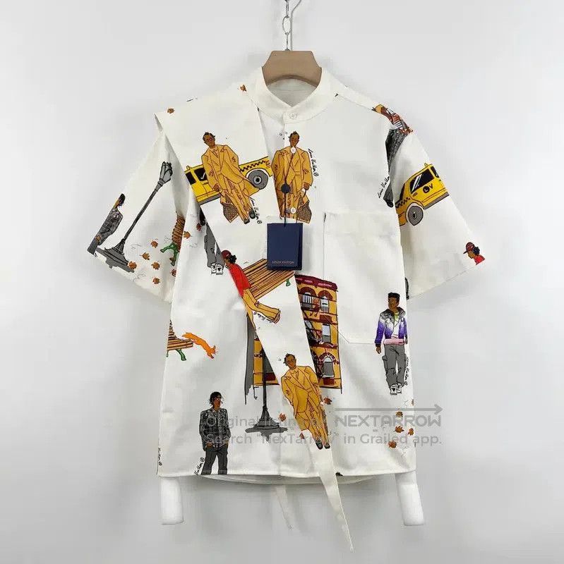 Louis Vuitton Louis Vuitton Men's Summer Graphic Short Sleeve Shirt . Size US S / EU 44-46 / 1 - 1 Thumbnail