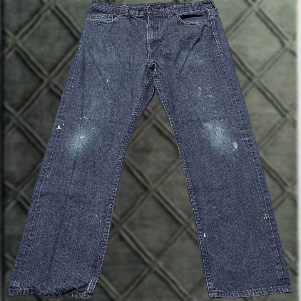 Banana Republic Banana Republic Slim Straight Jeans Men Blue Denim Paint Splatter 36x30 Jeans Mens Slim Straight Blue Denim Paint Splatter 36x30 Size US 36 / EU 52 - 1 Thumbnail